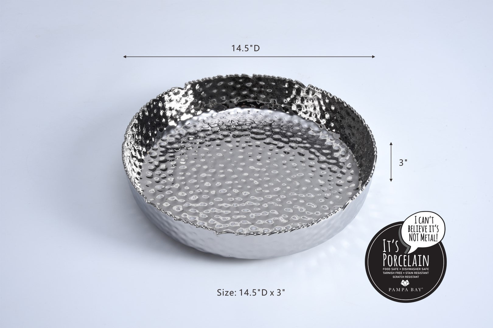 Millennium Extra Large Shallow Bowl Pampa Bay