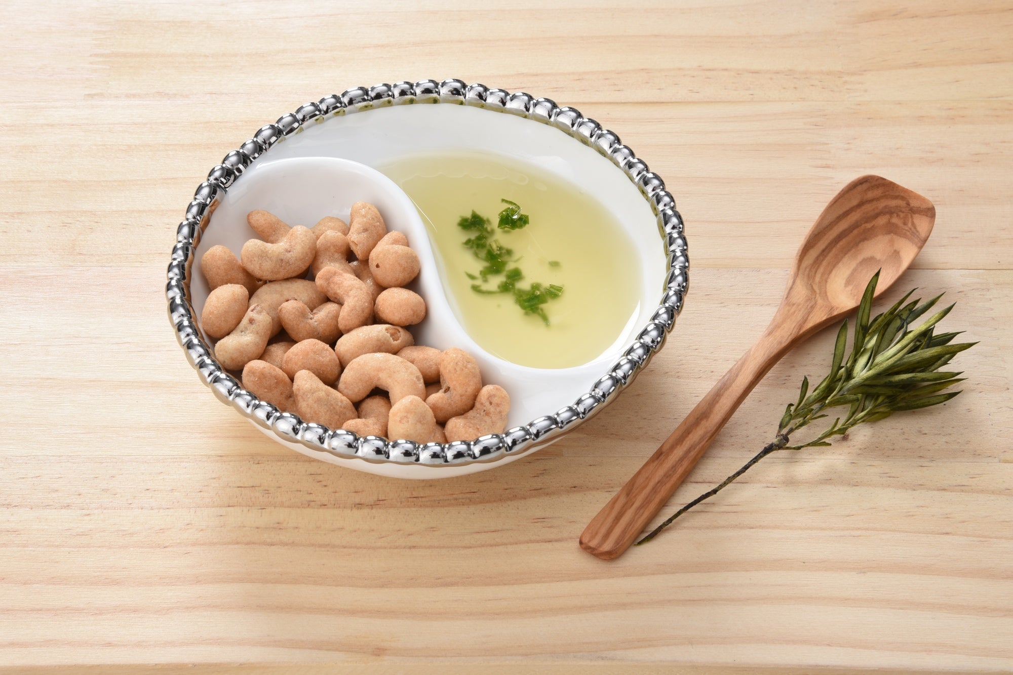 Salerno Mini 2 Section Platter Pampa Bay