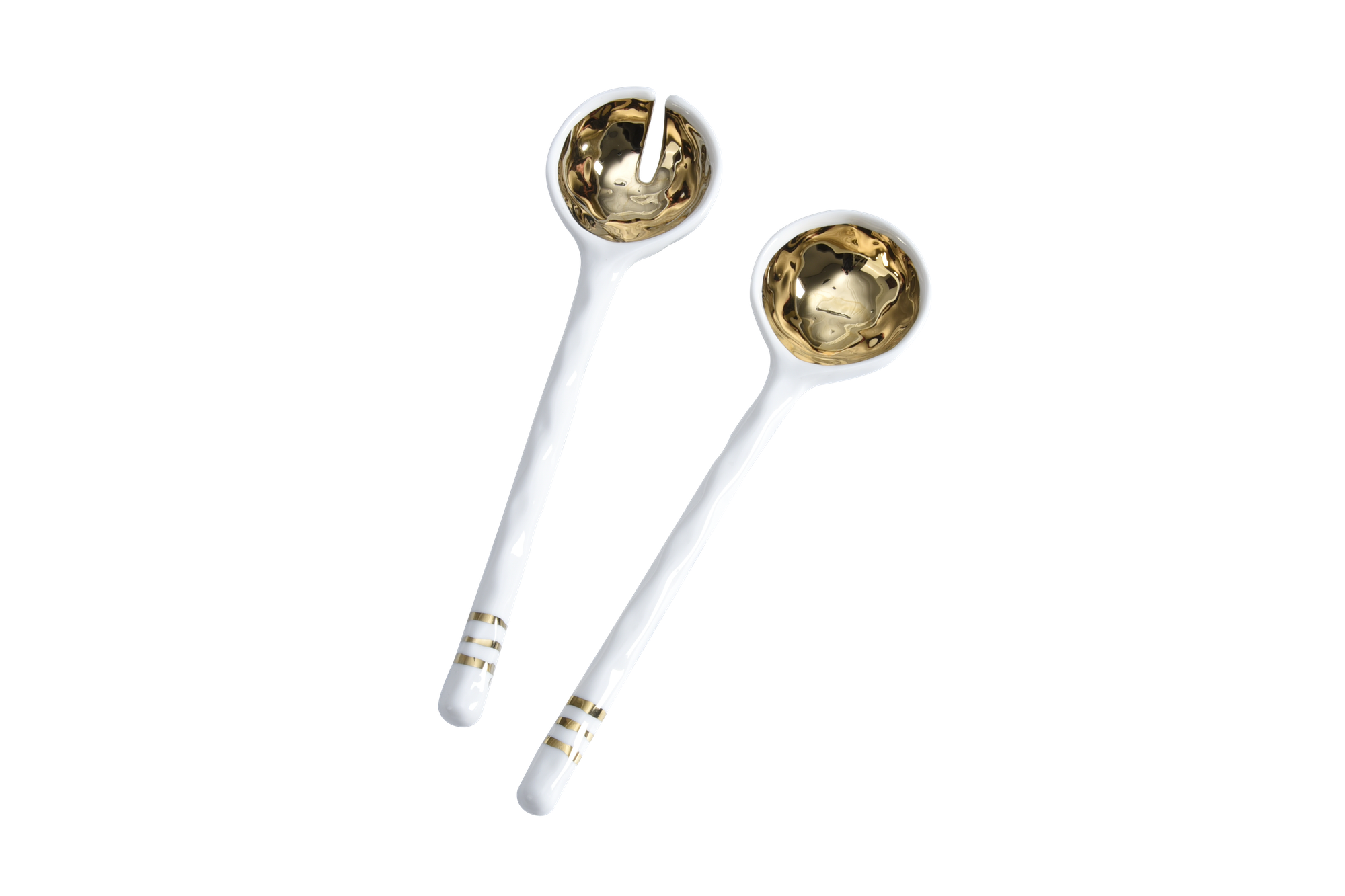 Porcelain Salad Server Set