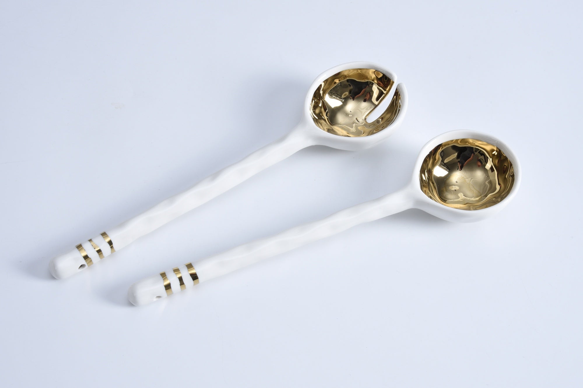 Porcelain Salad Server Set