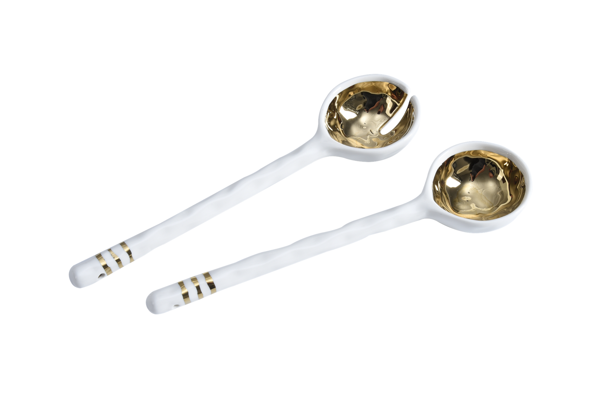 Porcelain Salad Server Set