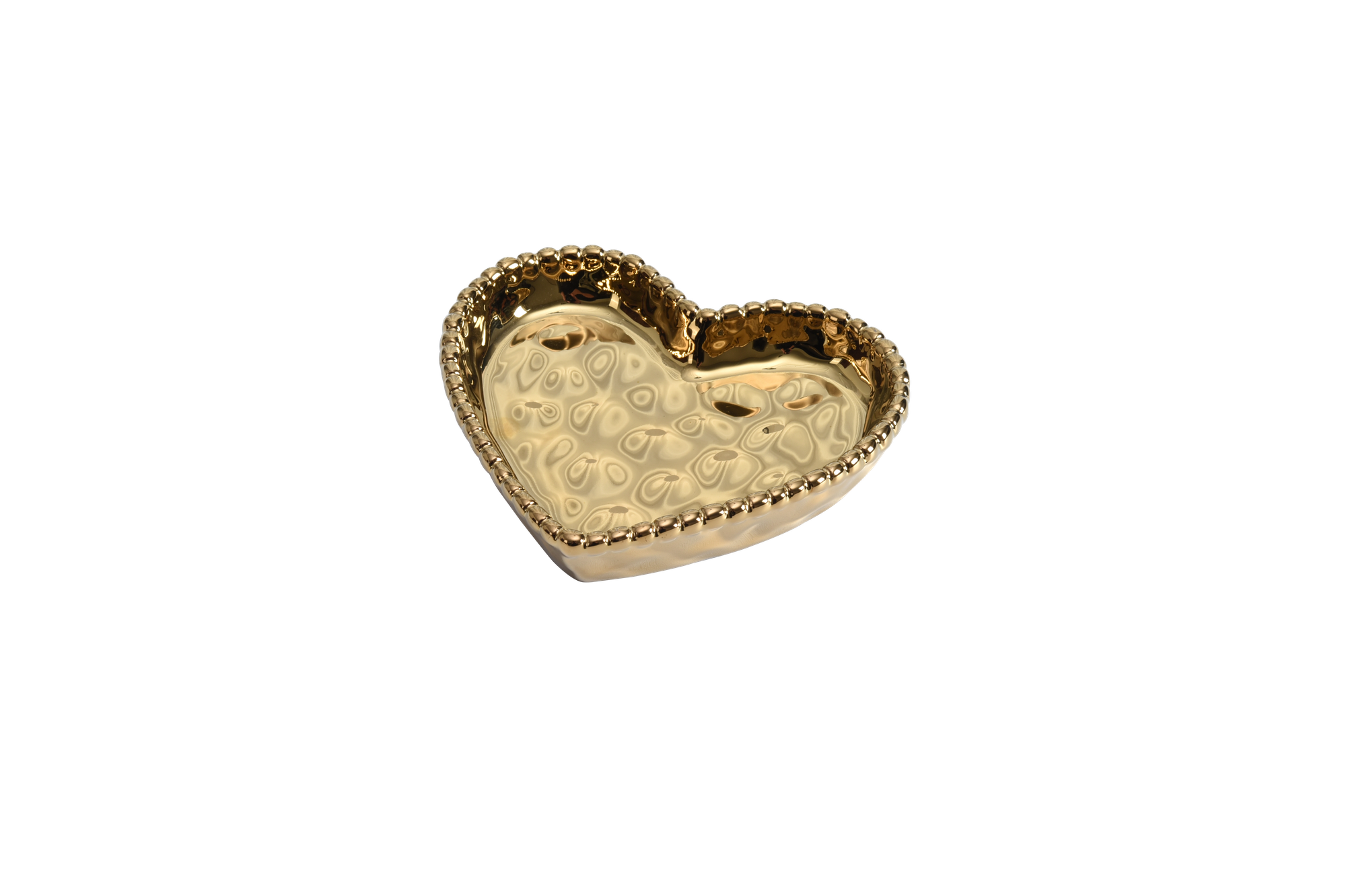 Love In The Air Mini Heart Dish Gold Pampa Bay