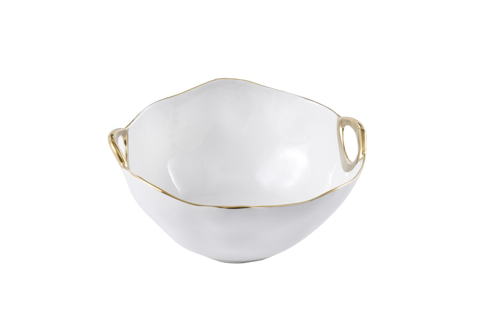 Golden Handles Large Bowl