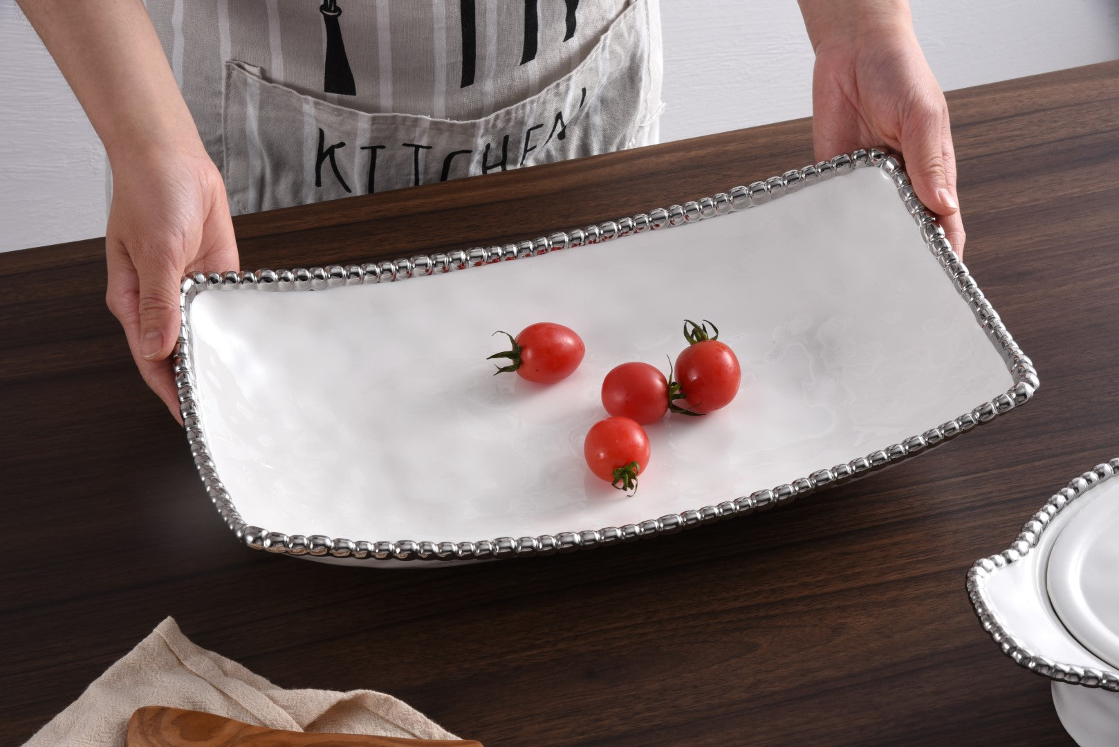 Salerno Rectangular Deep Server Pampa Bay