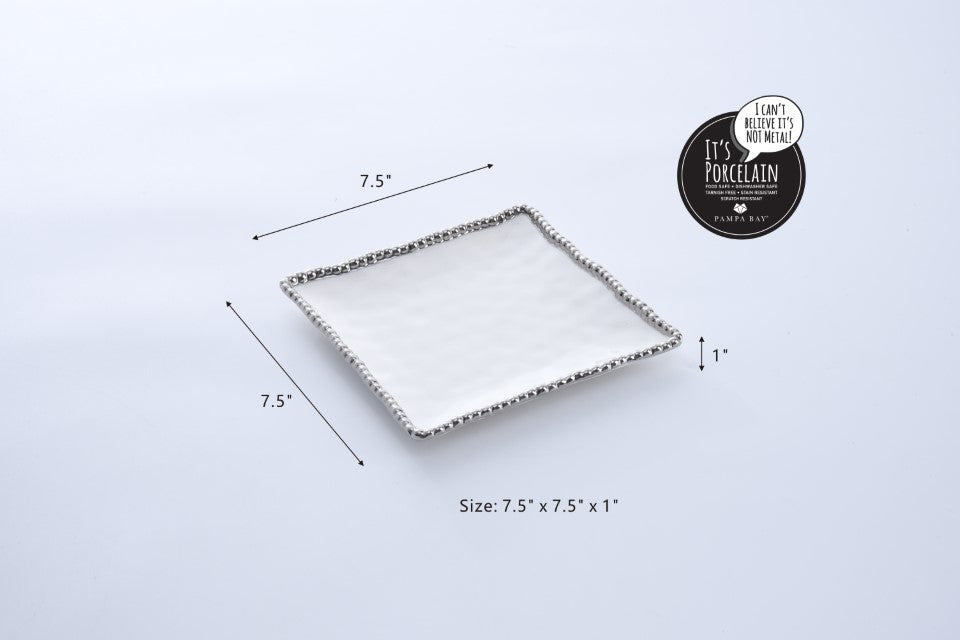 Salerno Square Salad Plate Pampa Bay
