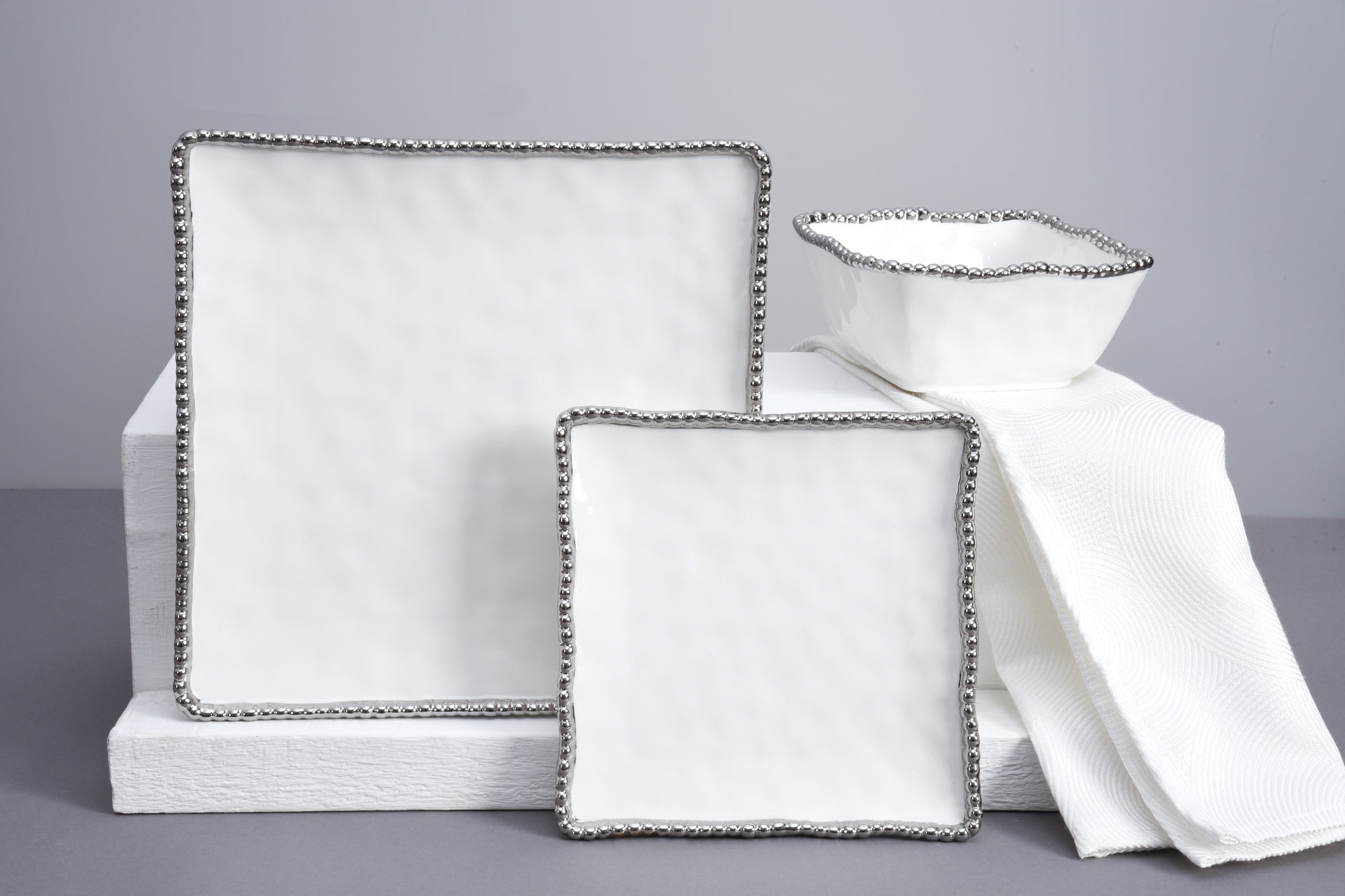 Salerno Square Salad Plate Pampa Bay