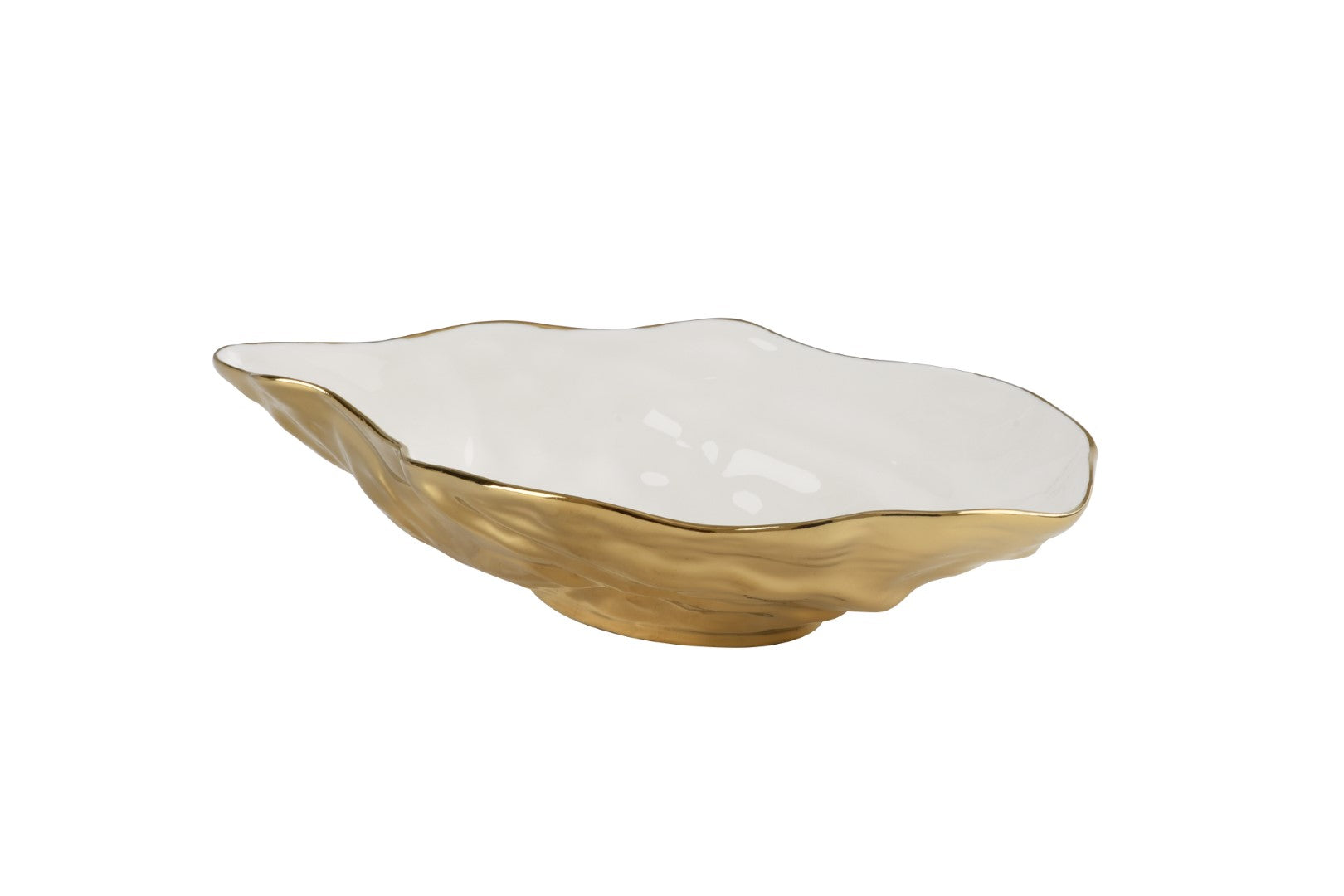 The Oysters Medium Oyster Bowl Golden Exterior Pampa Bay
