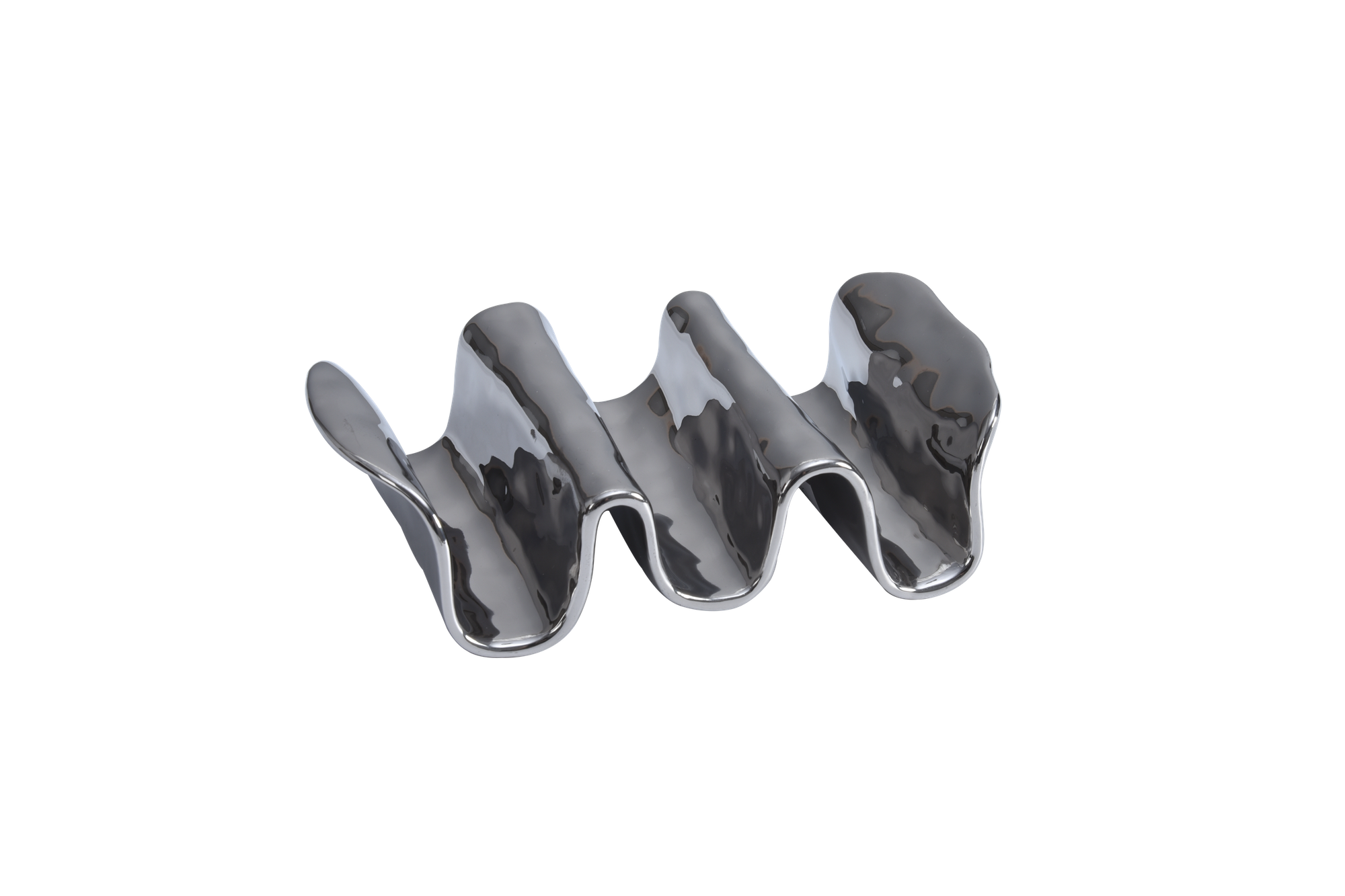 Accessories Taco Holder Silver Finish