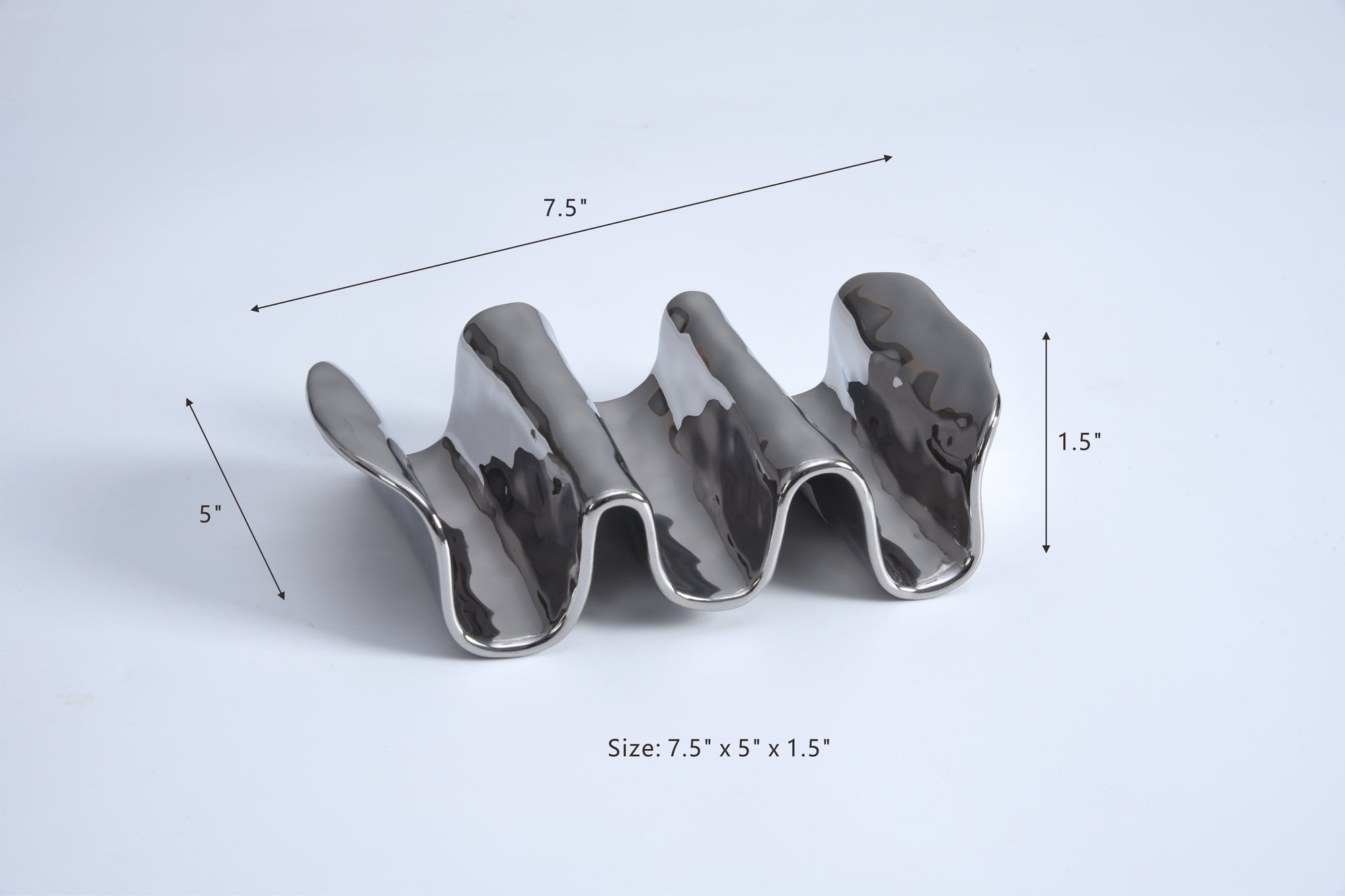 Accessories Taco Holder Silver Finish