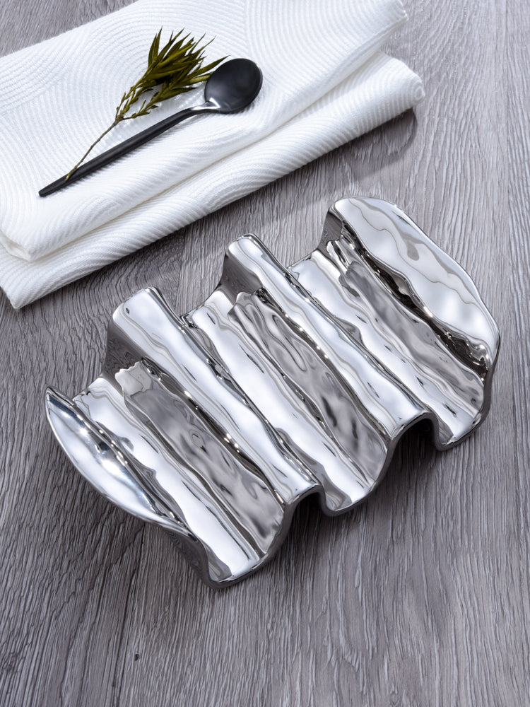 Accessories Taco Holder Silver Finish