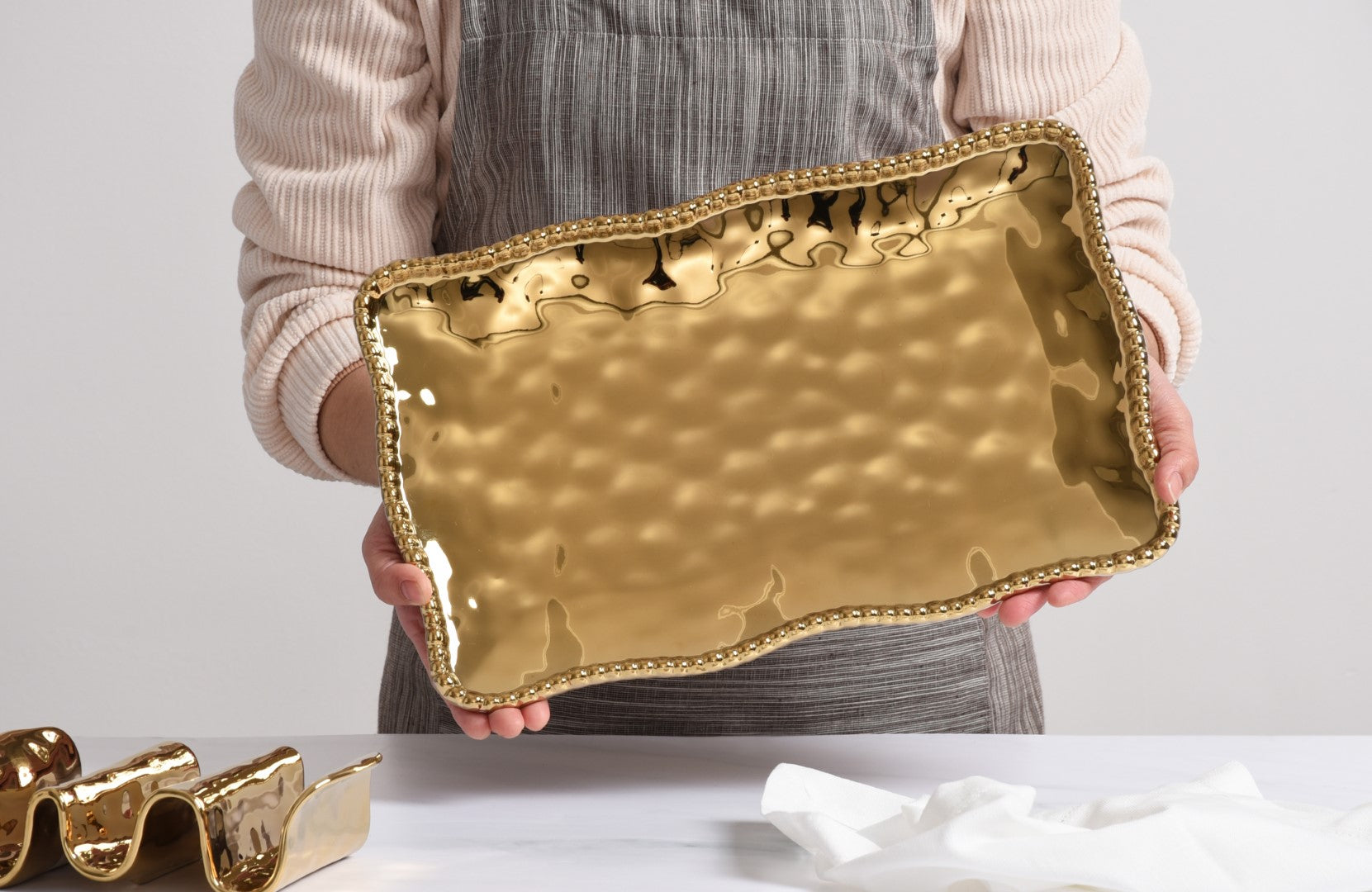 Monaco Medium Platter Pampa Bay