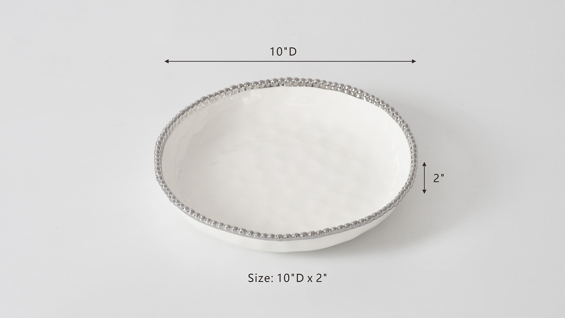 Salerno Medium Shallow Bowl Pampa Bay