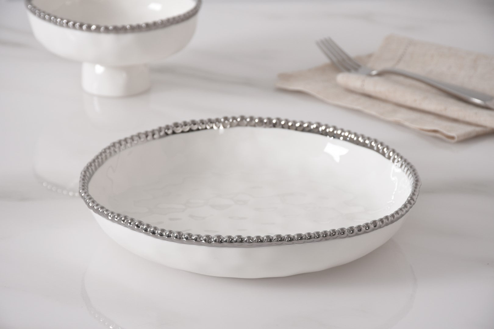 Salerno Medium Shallow Bowl Pampa Bay