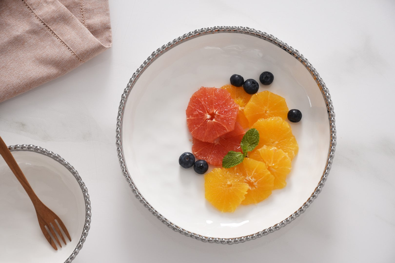 Salerno Medium Shallow Bowl Pampa Bay