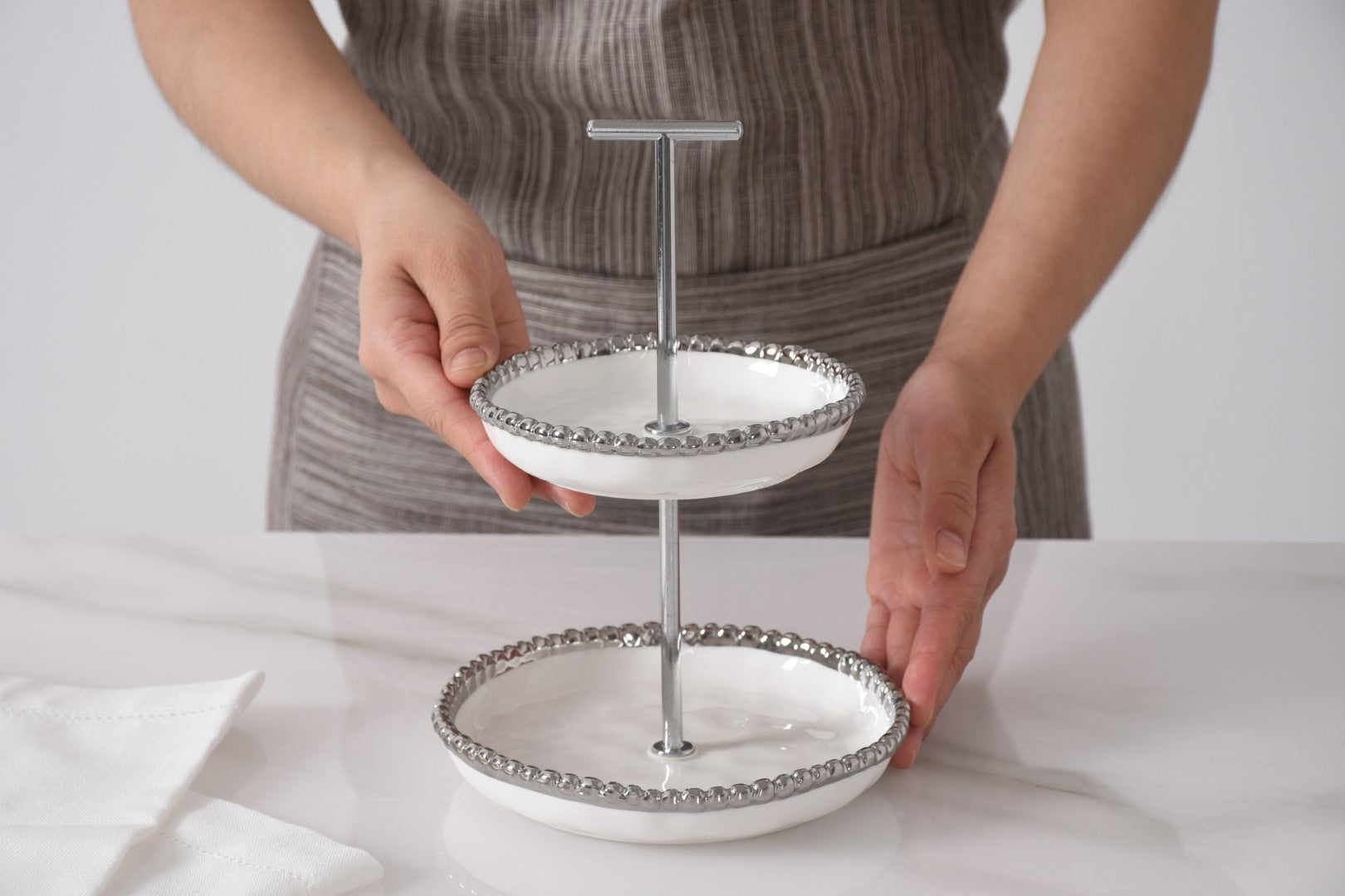 Salerno Mini 2 Tier Stand Pampa Bay