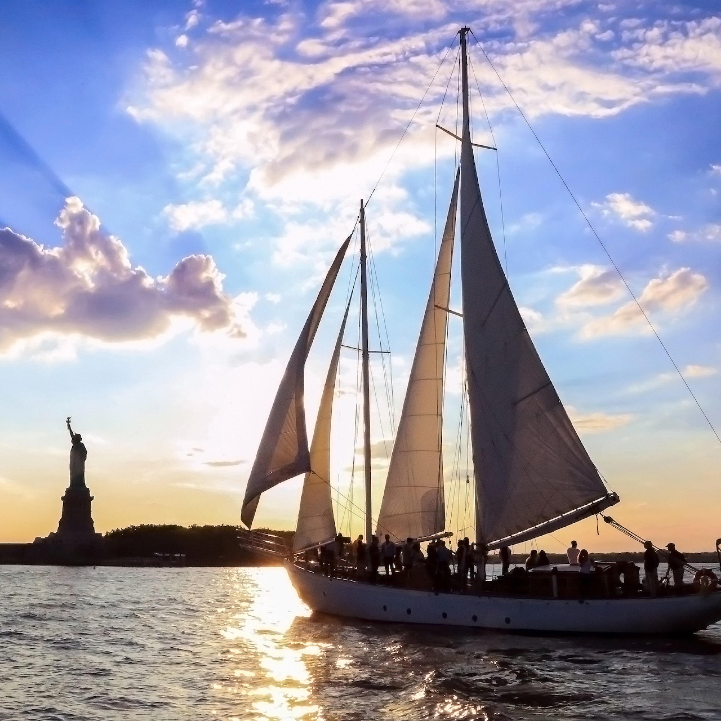NYC Golden Hour Cocktail Sail on the Clipper City Tall Ship virgin experiences