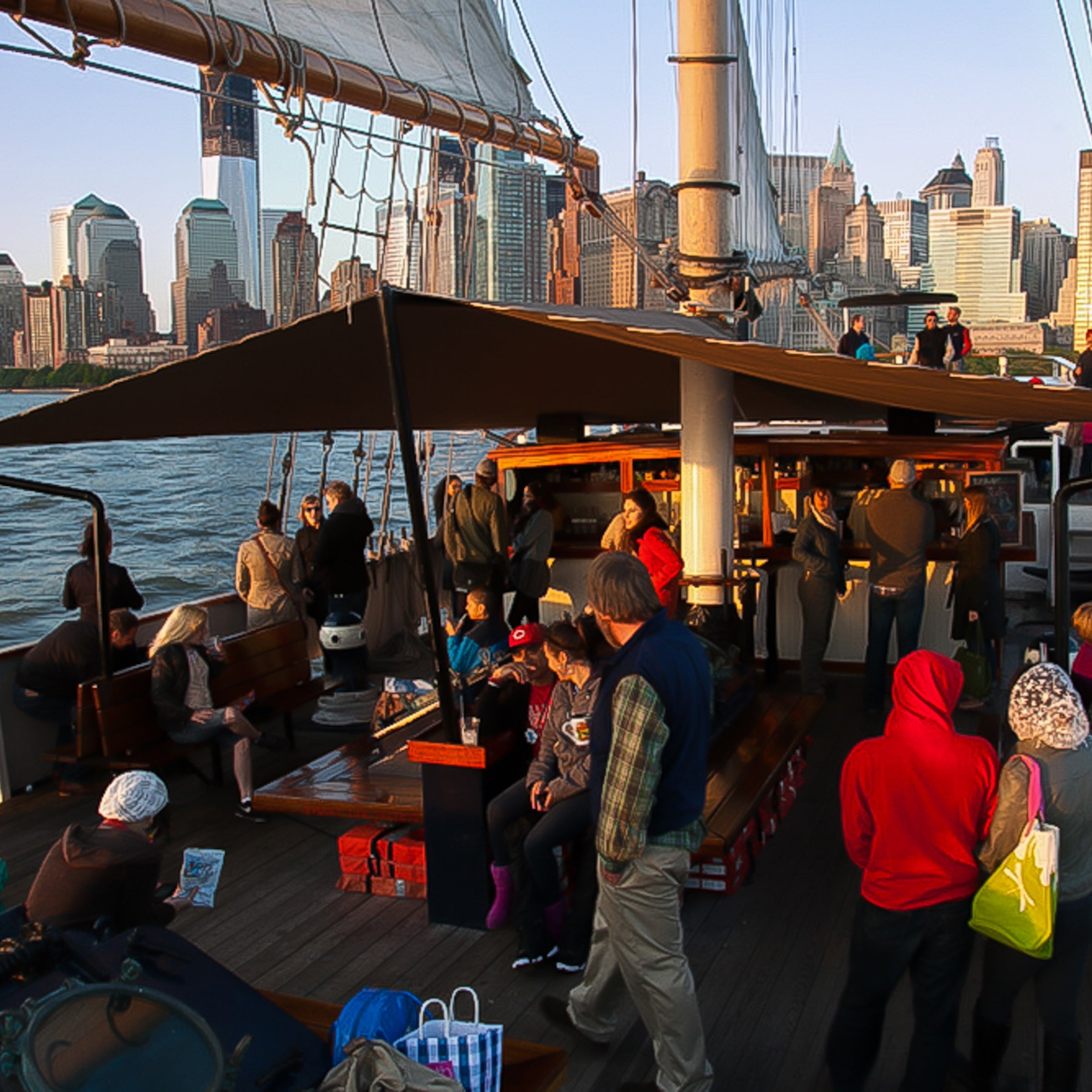 NYC Golden Hour Cocktail Sail on the Clipper City Tall Ship virgin experiences