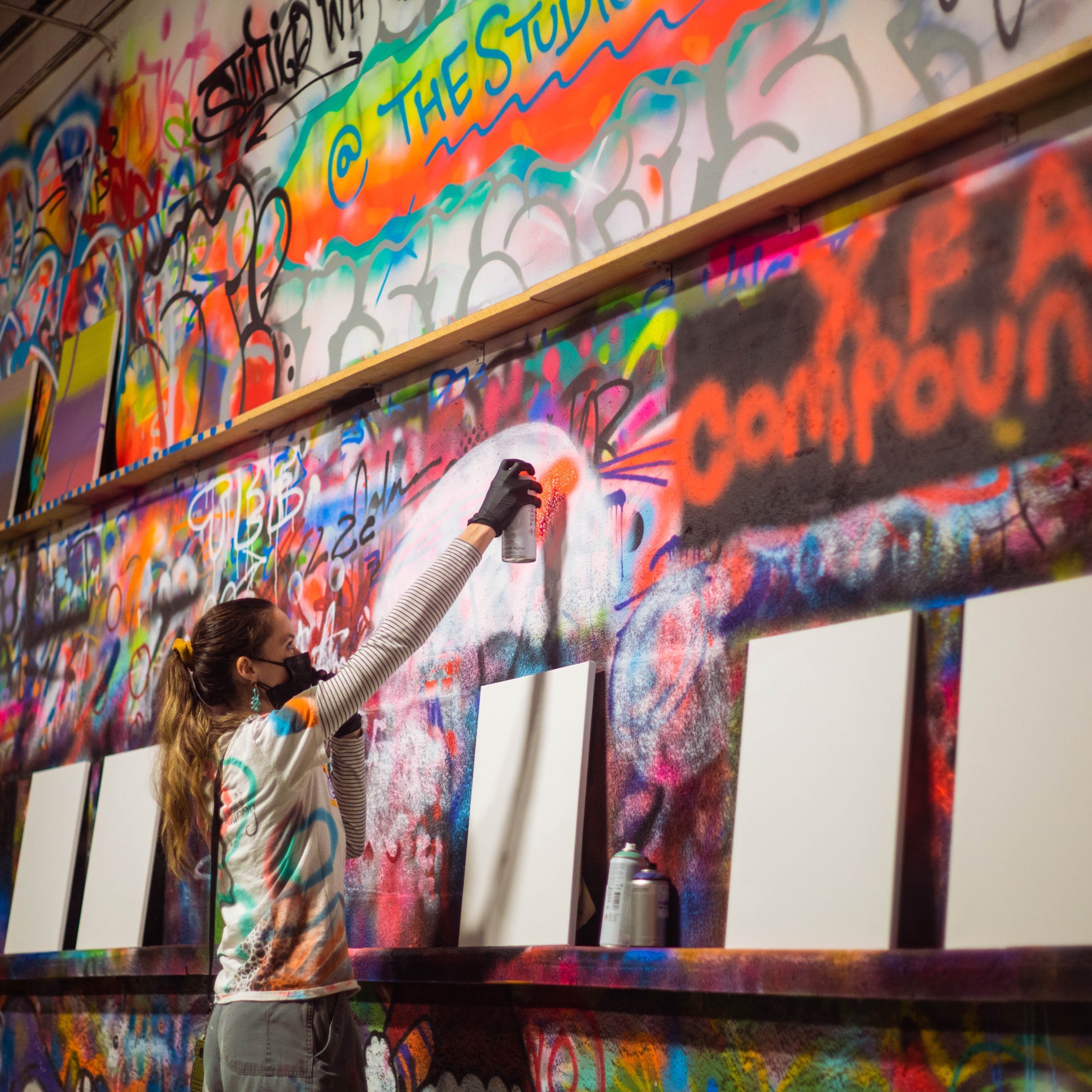 Spray Paint and Sip Experience virgin experiences