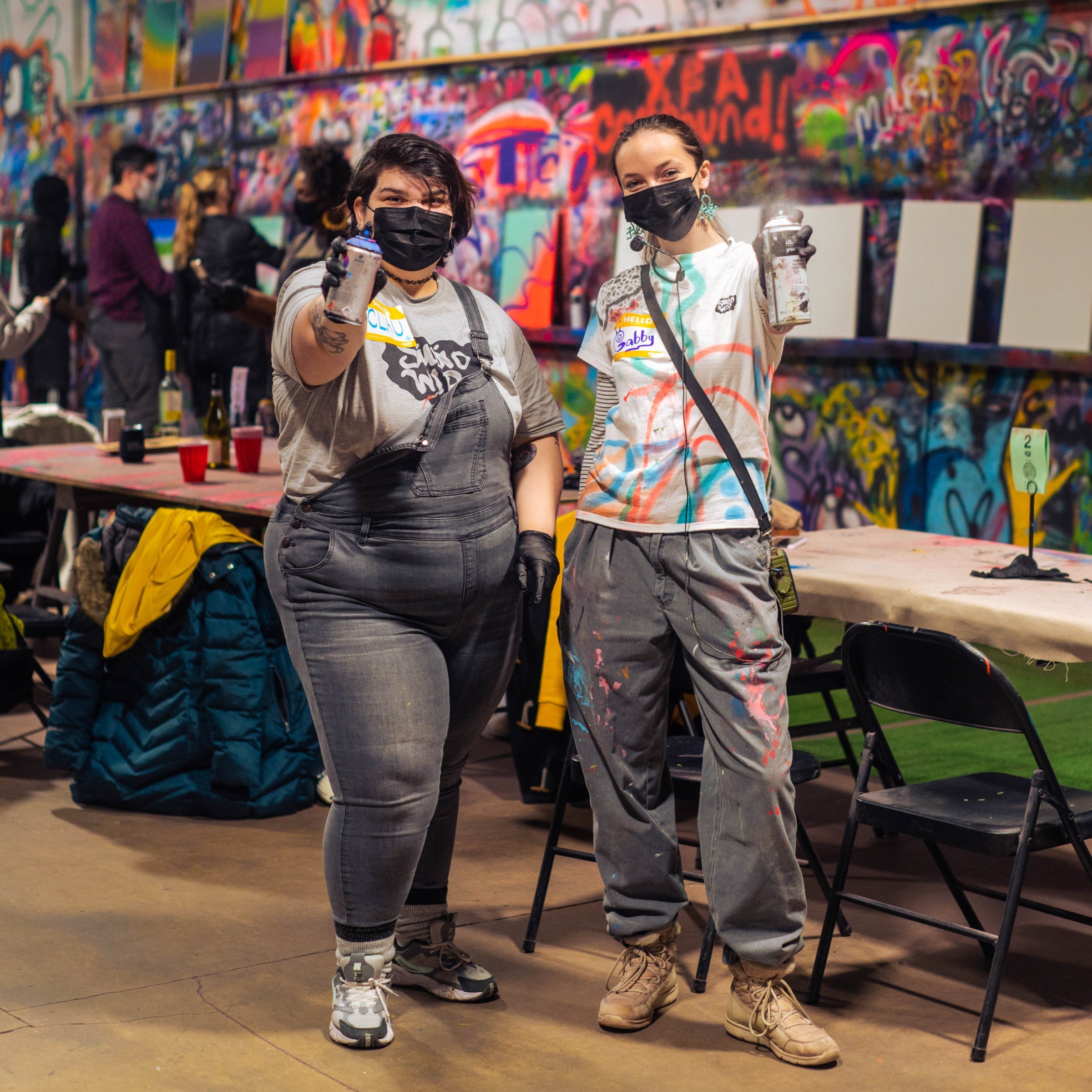 Spray Paint and Sip Experience virgin experiences