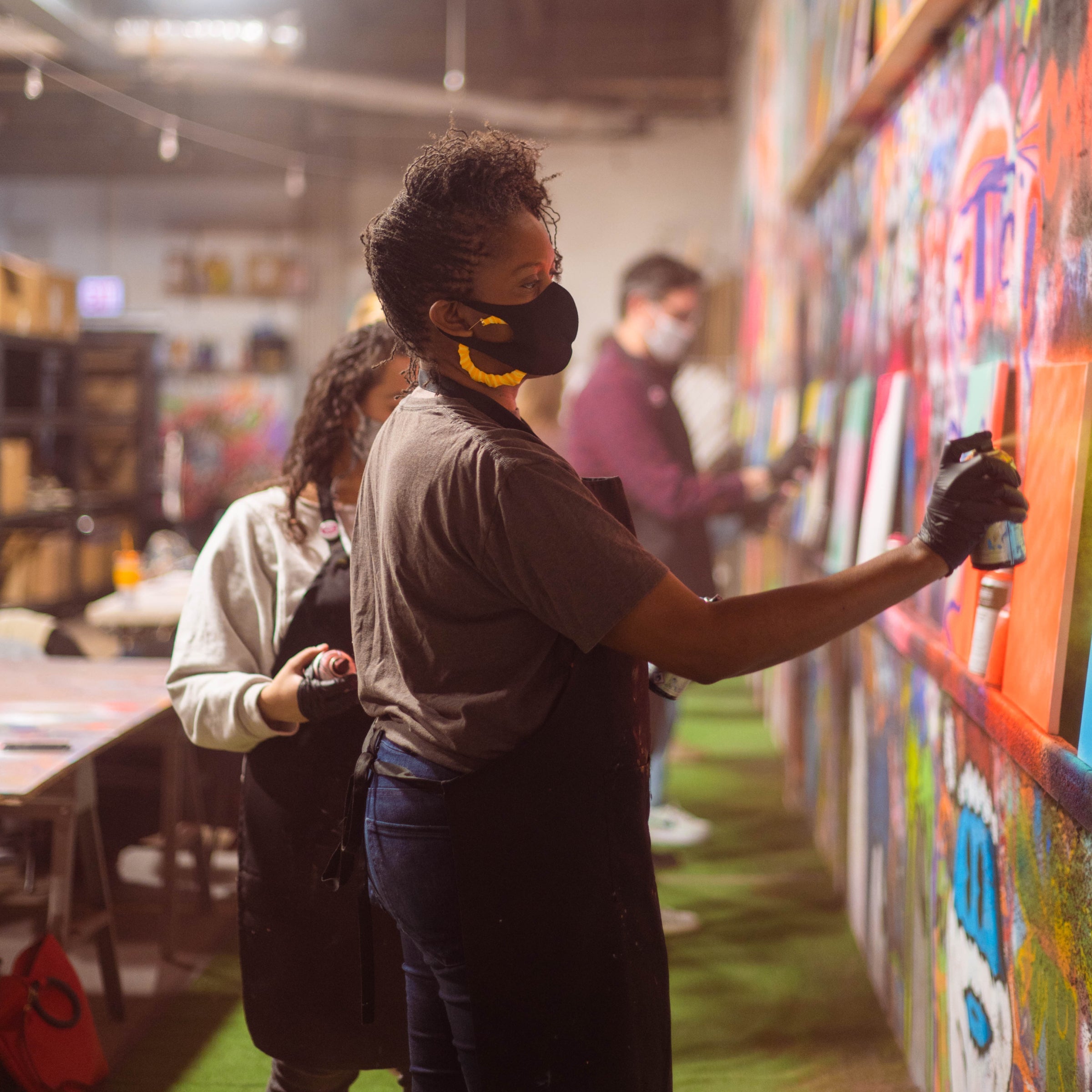 Spray Paint and Sip Experience virgin experiences