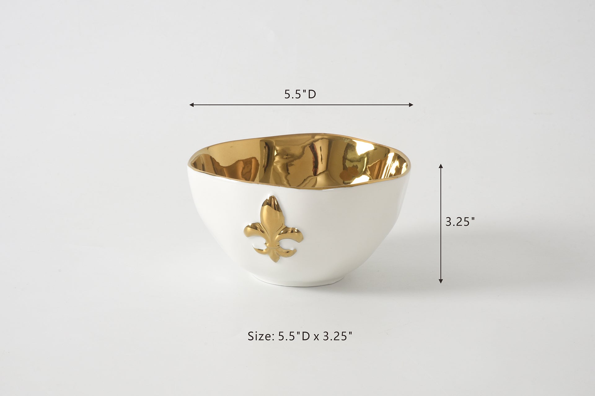 Fleur-De-Lis Small Bowl Pampa Bay