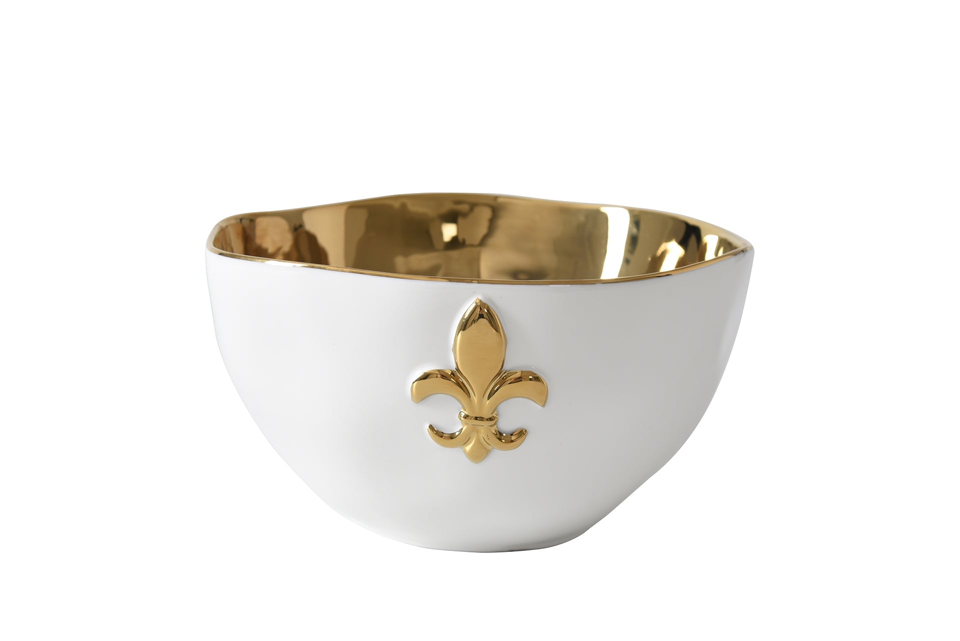 Fleur-De-Lis Large Bowl Pampa Bay