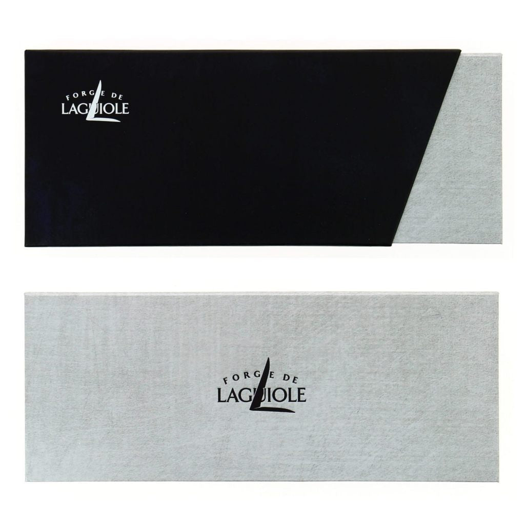Forge de Laguiole 2 Piece Steak Knife Set Walnut Satin Finish