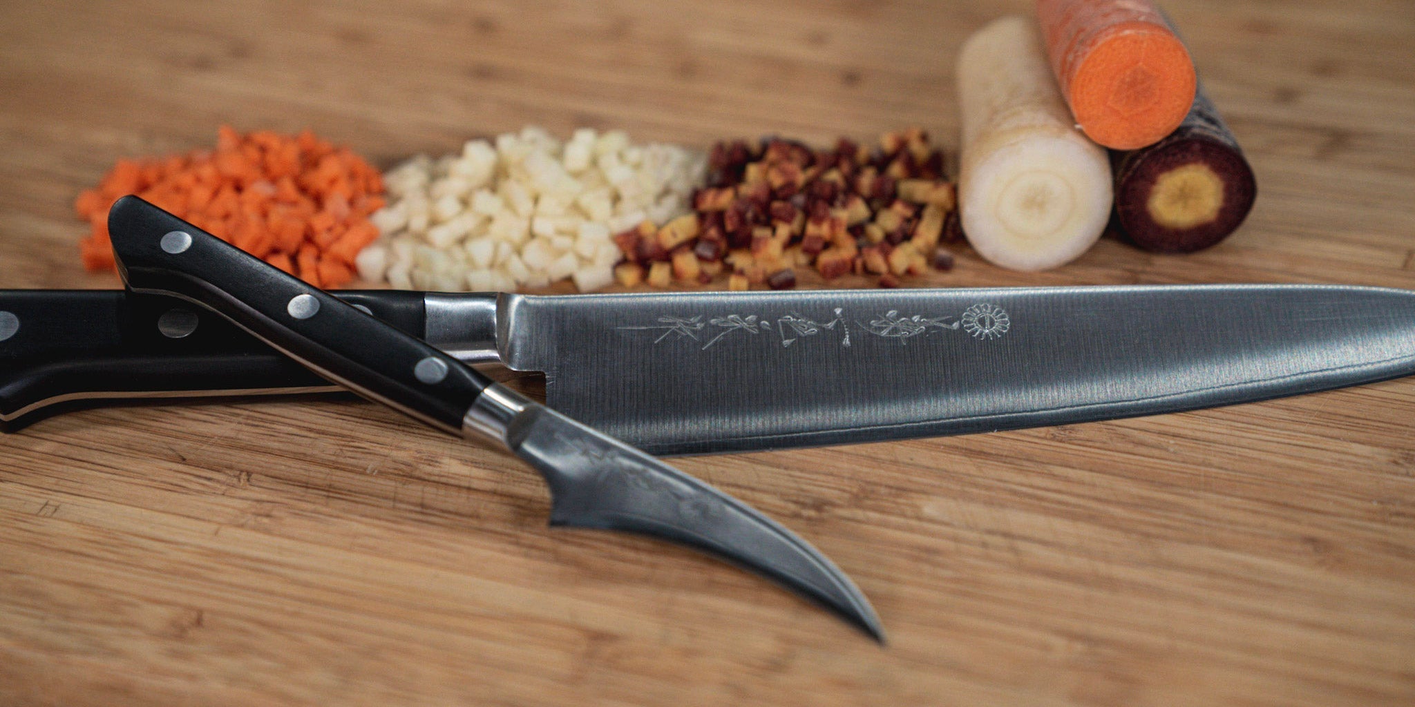 GS Series Gold Warikomi Bird's Beak Kikuichi Cutlery