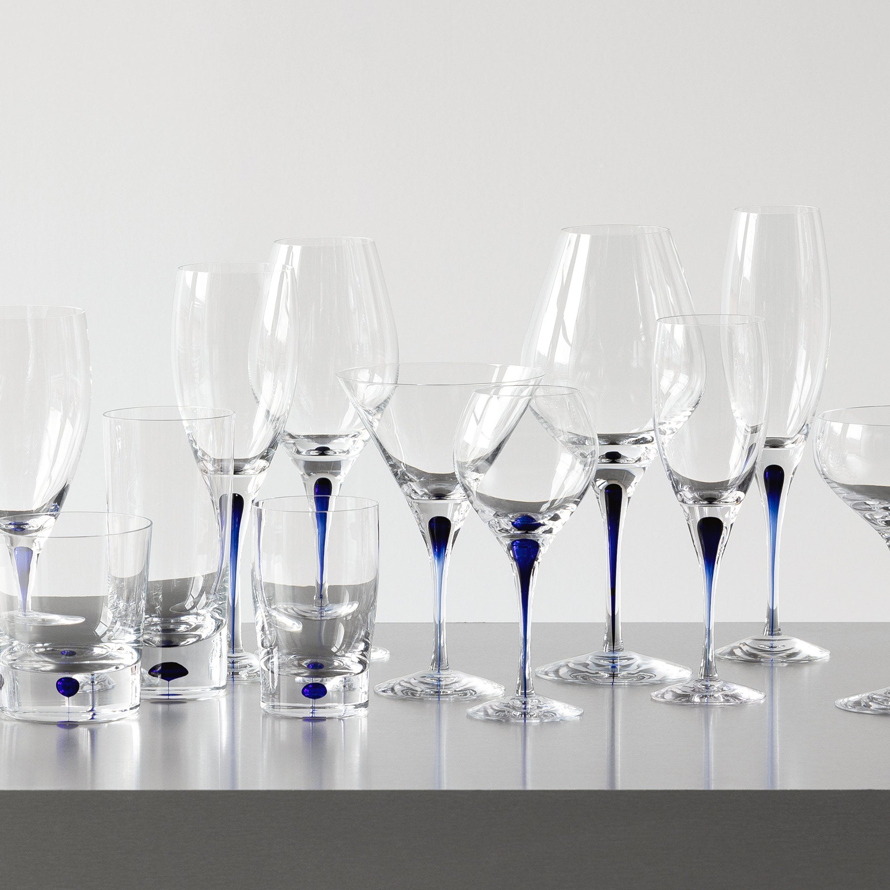 Intermezzo Blue Champagne Orrefors