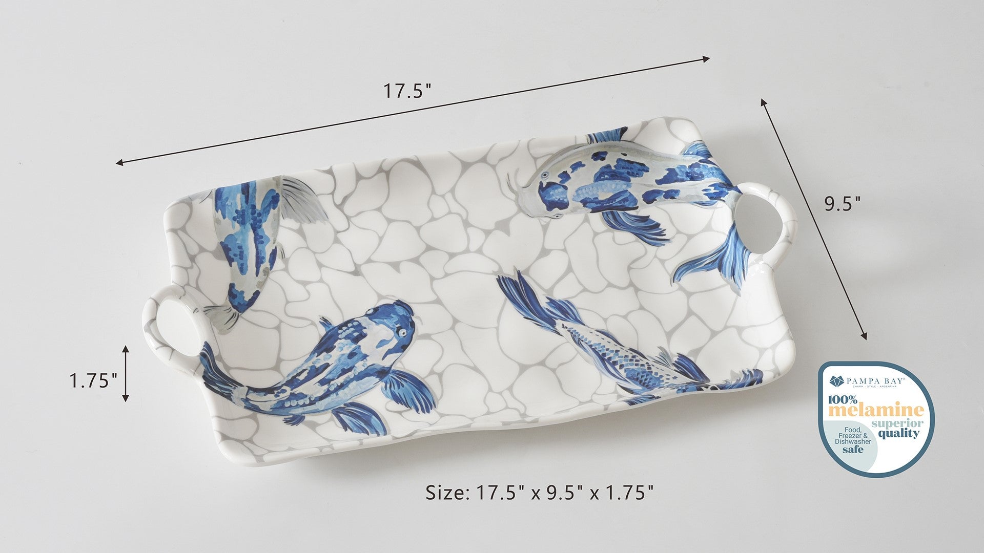 Koi Large Platter Pampa Bay