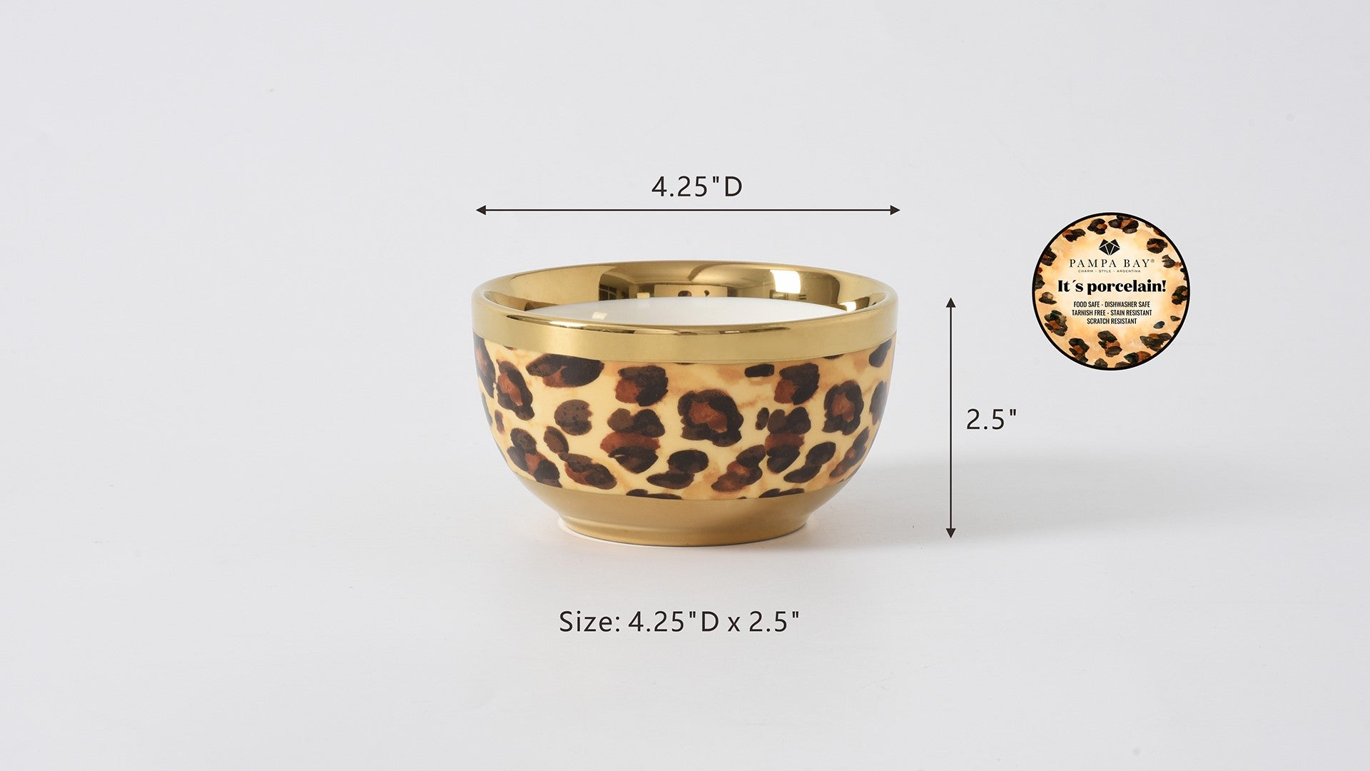 Animal Print Snack Bowl Pampa Bay