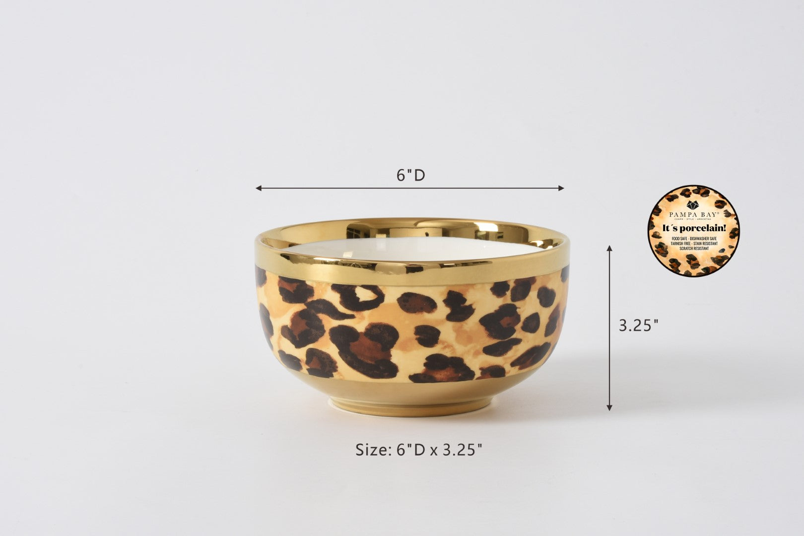 Animal Print Small Bowl Pampa Bay