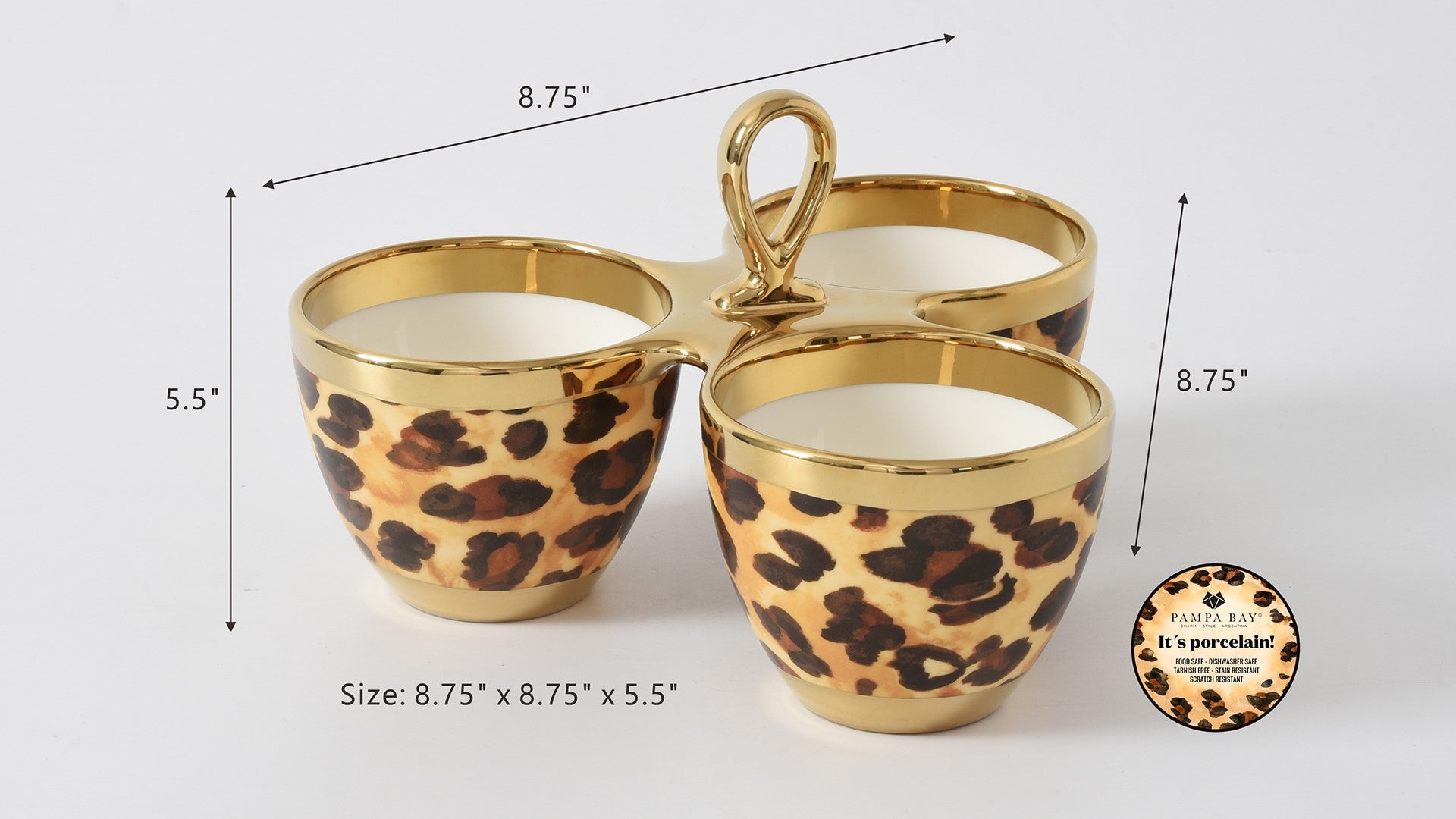 Animal Print 3 Part Server Pampa Bay