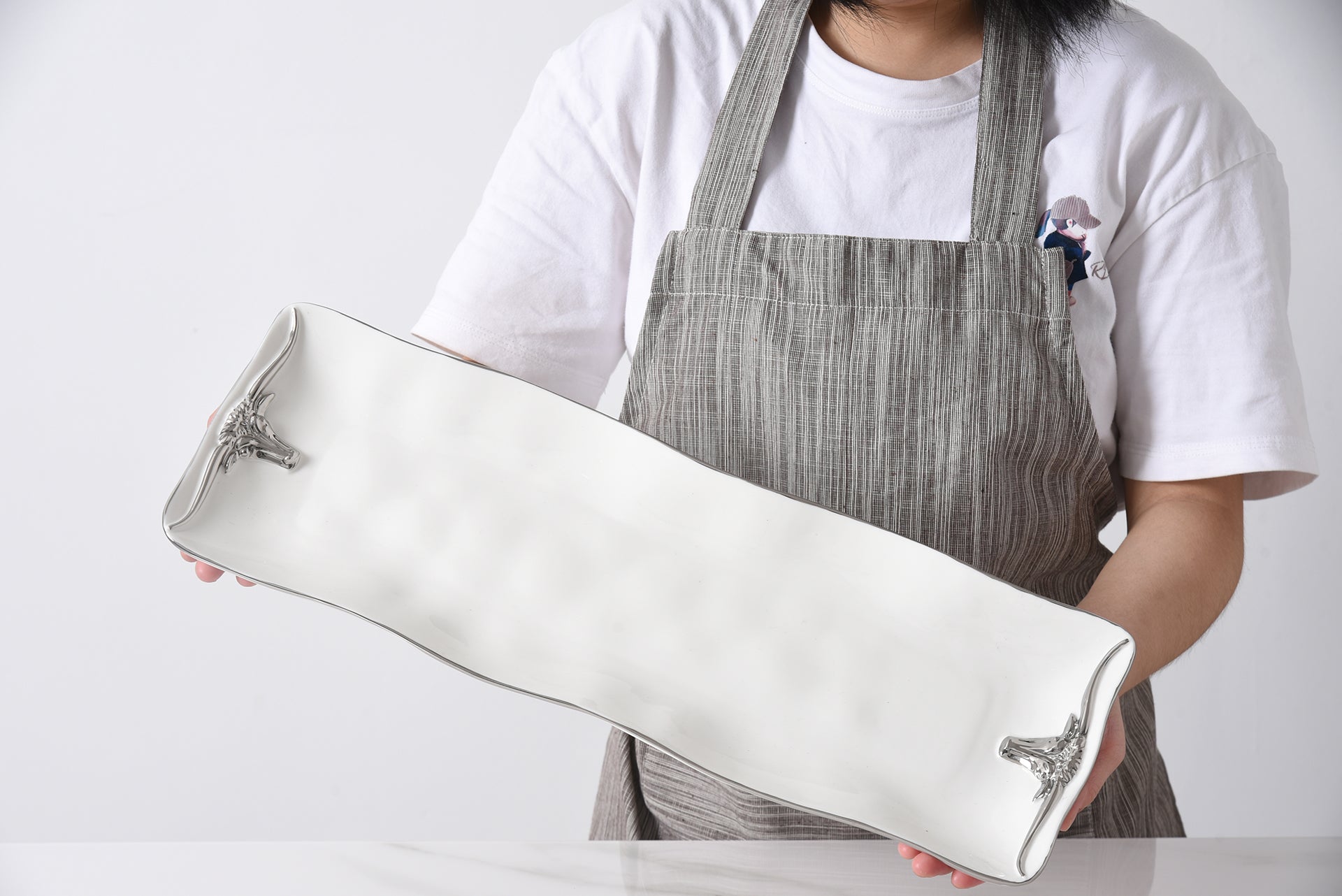 Longhorn Rectangular Serving Piece Pampa Bay