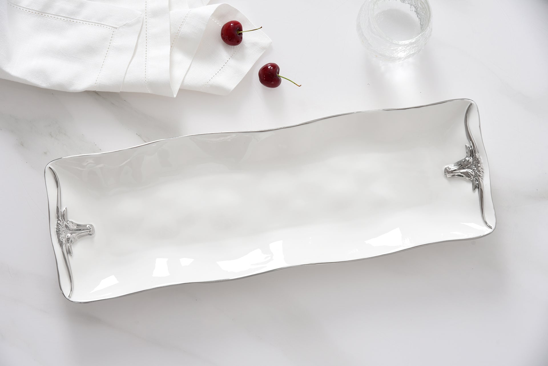 Longhorn Rectangular Serving Piece Pampa Bay