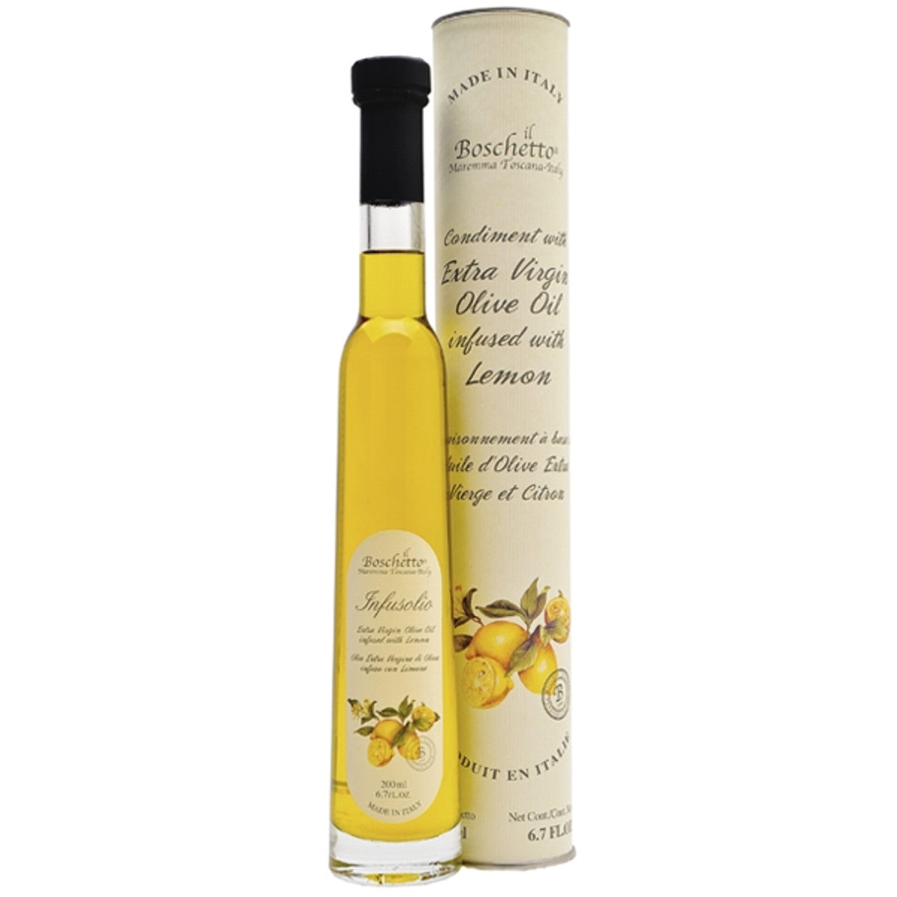 Il Boschetto Lemon Infused Extra Virgin Olive Oil 6.7oz