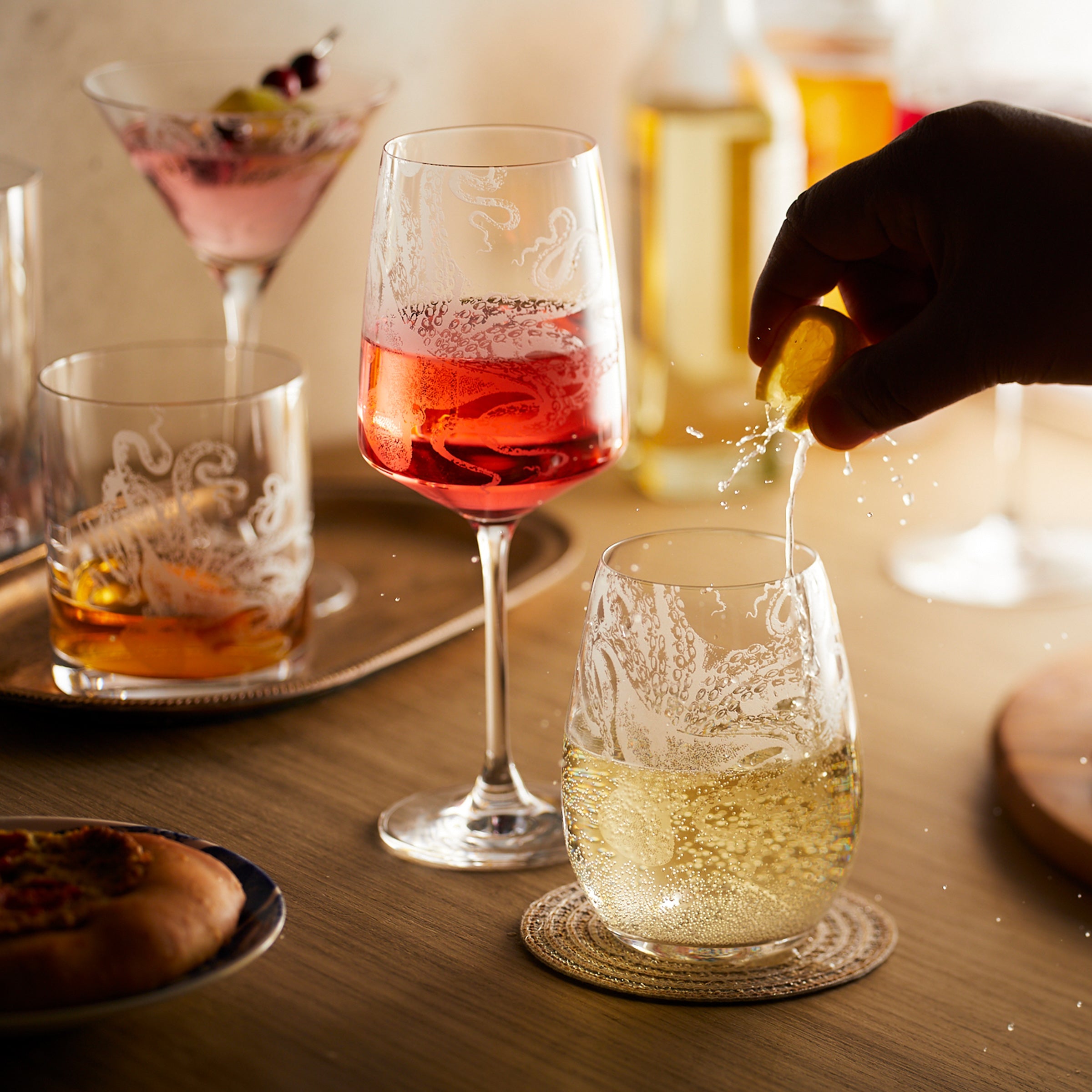 Lucy Stemless Wine Glasses, Set of 2