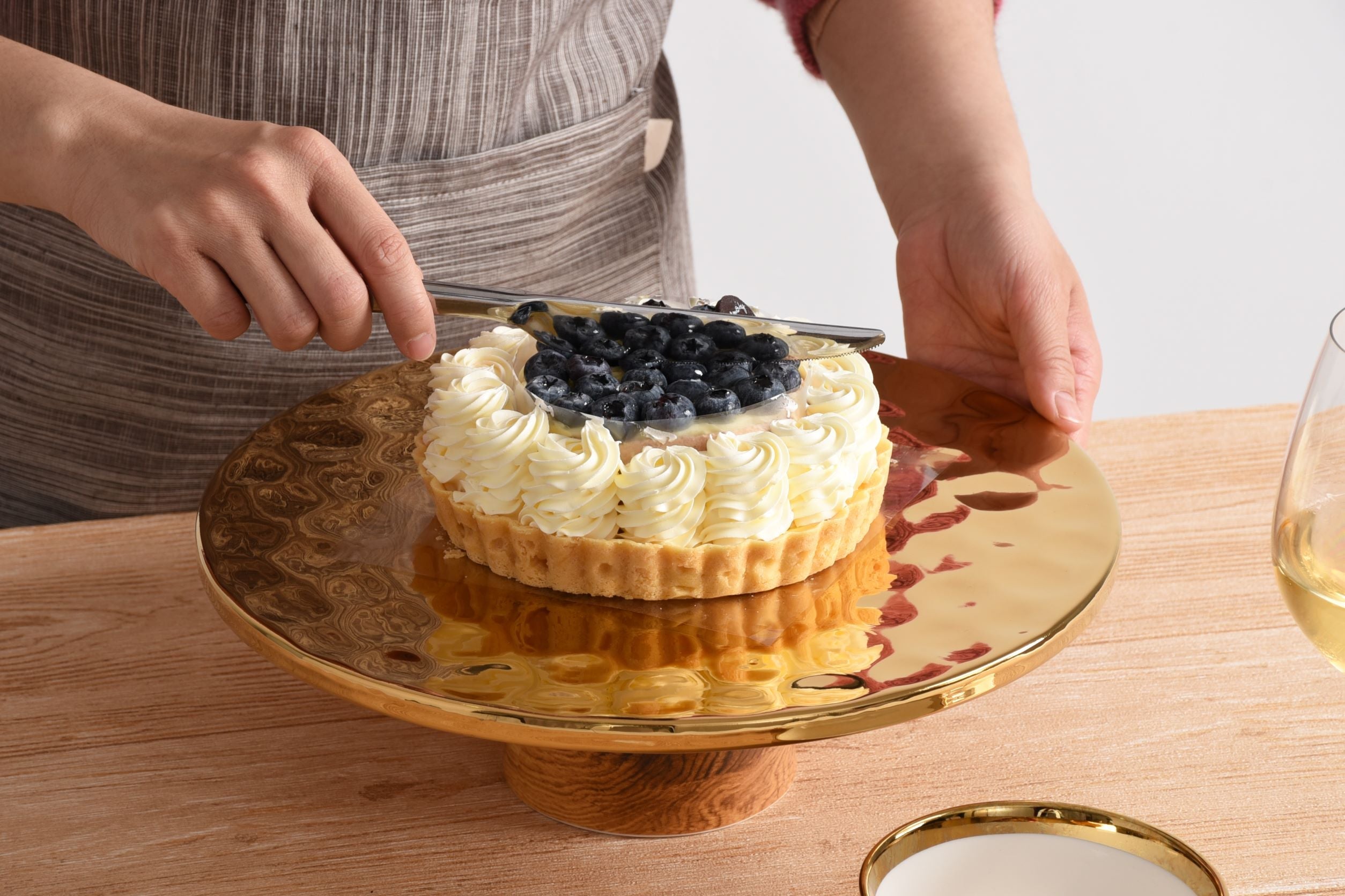 Madera Cake Stand Pampa Bay