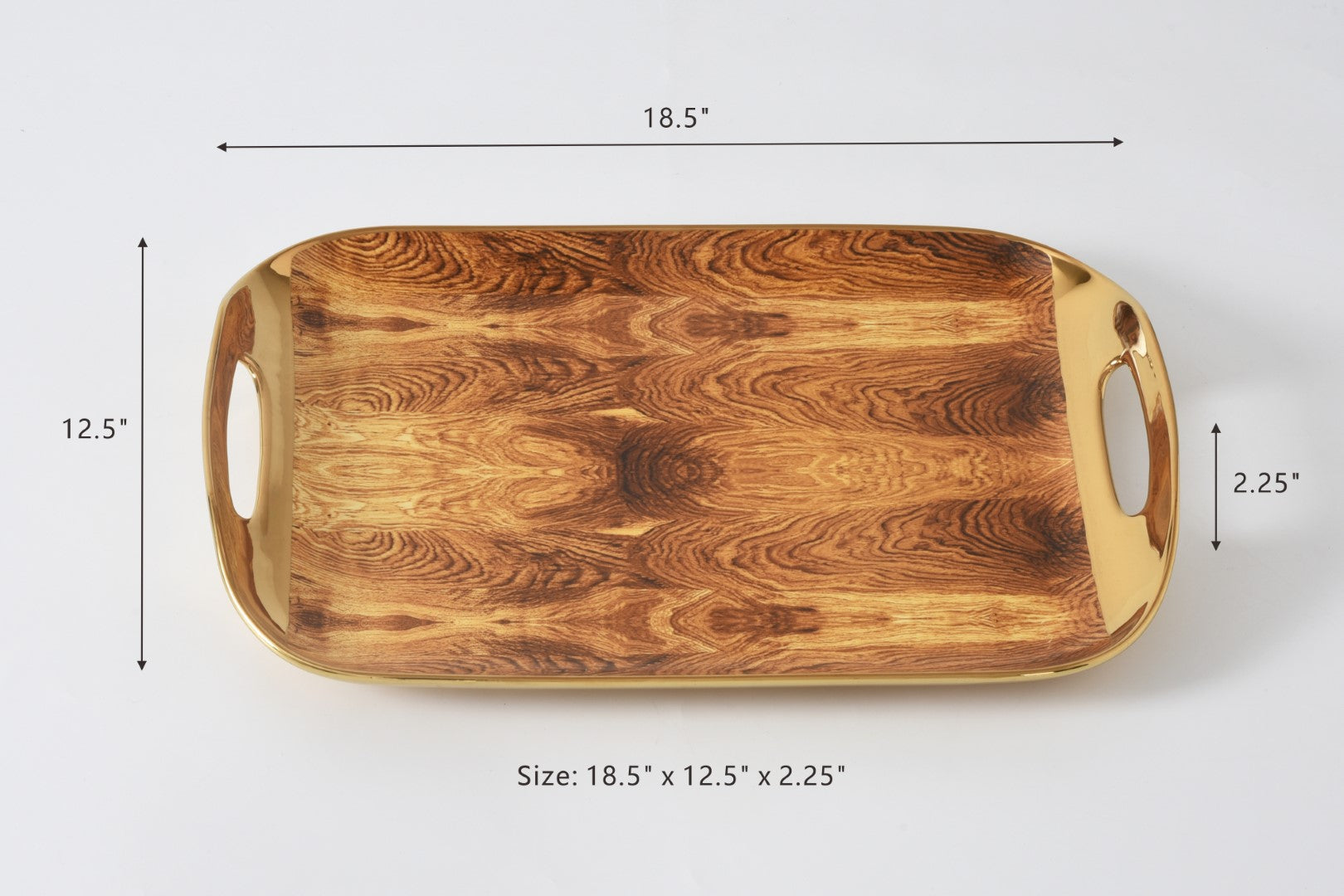 Madera Serving Tray with Handles Pampa Bay