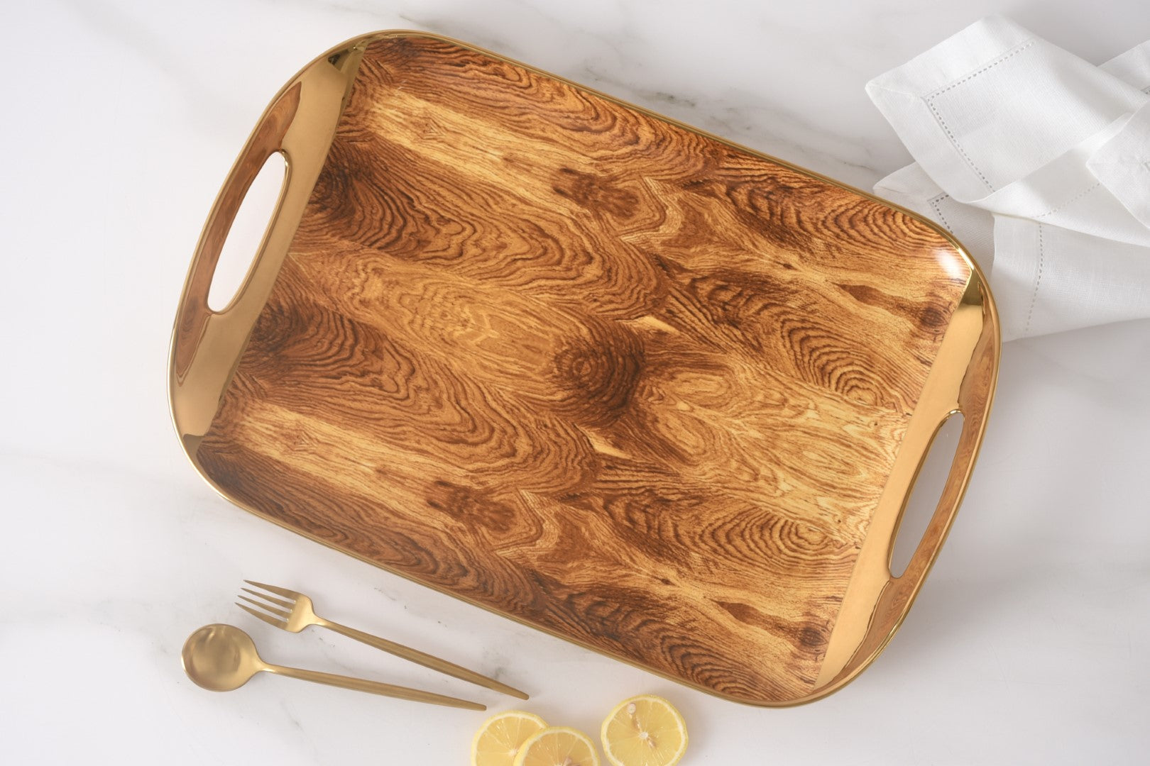 Madera Serving Tray with Handles Pampa Bay