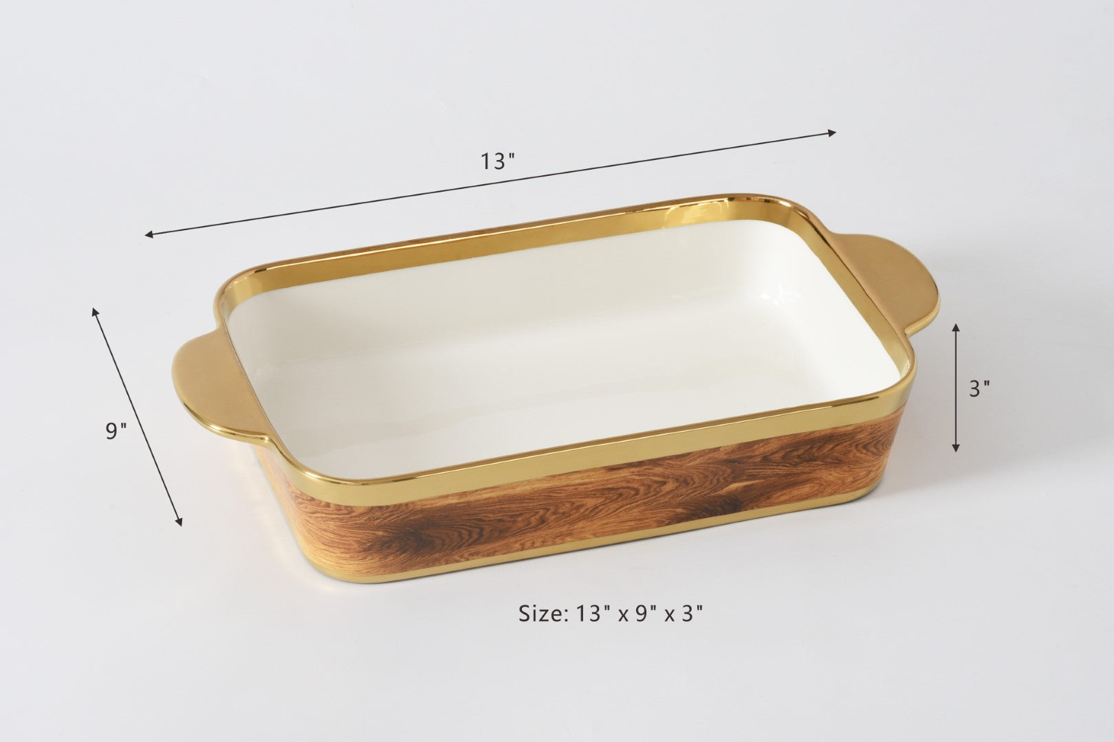 Madera 11" x 9" Rectangular Baking Dish Pampa Bay