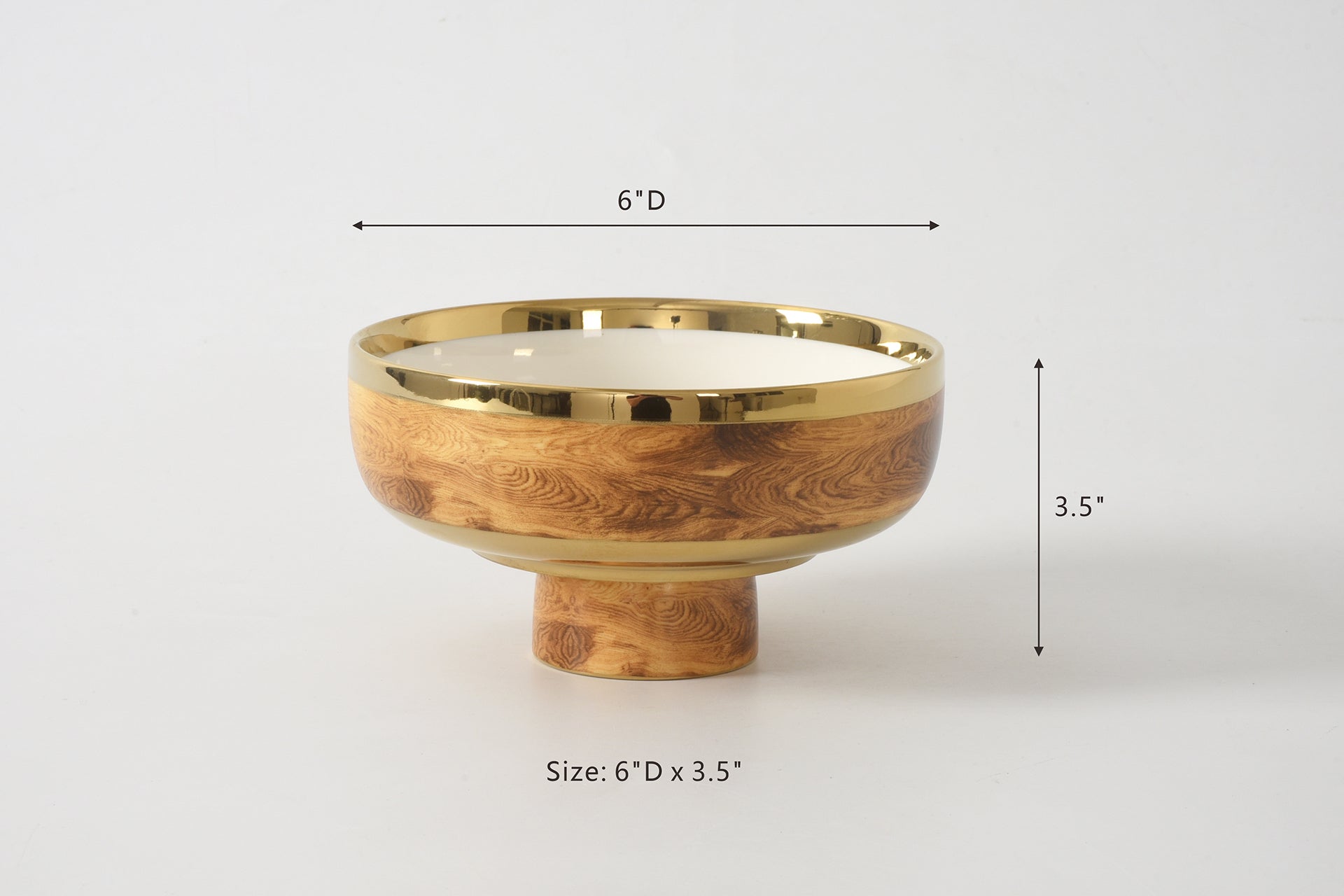 Madera Small Footed Bowl Pampa Bay