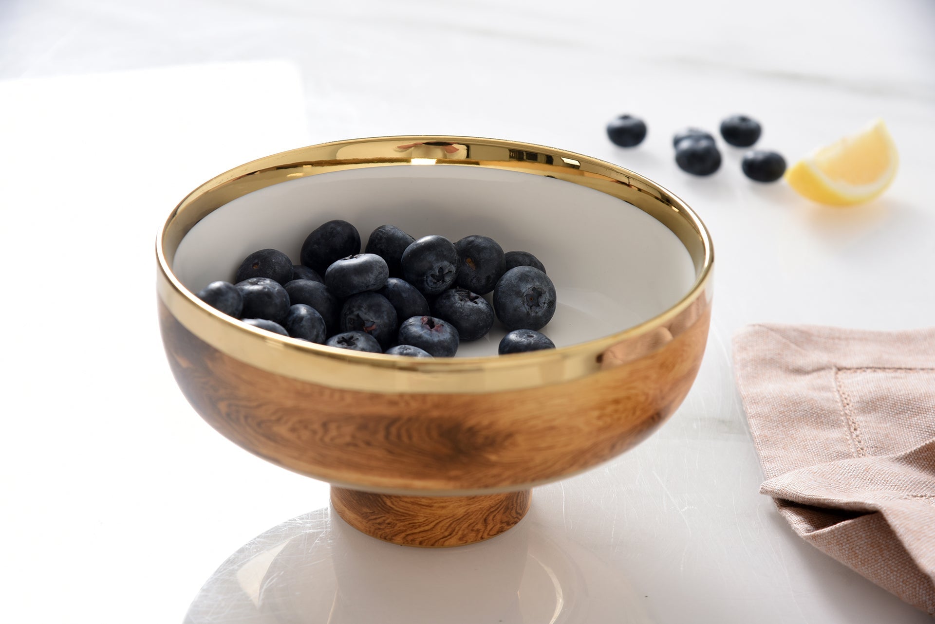 Madera Small Footed Bowl Pampa Bay