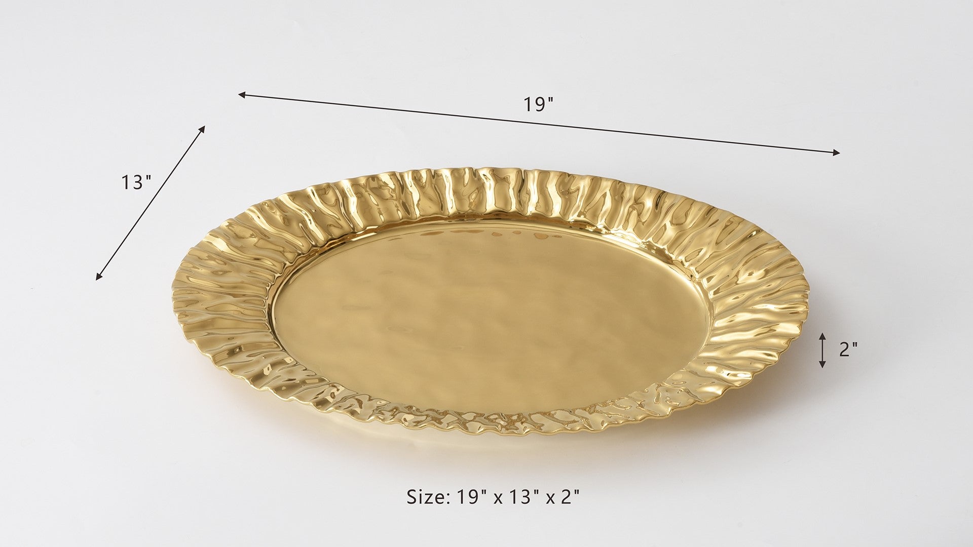 Mascali d'Oro Large Platter Pampa Bay