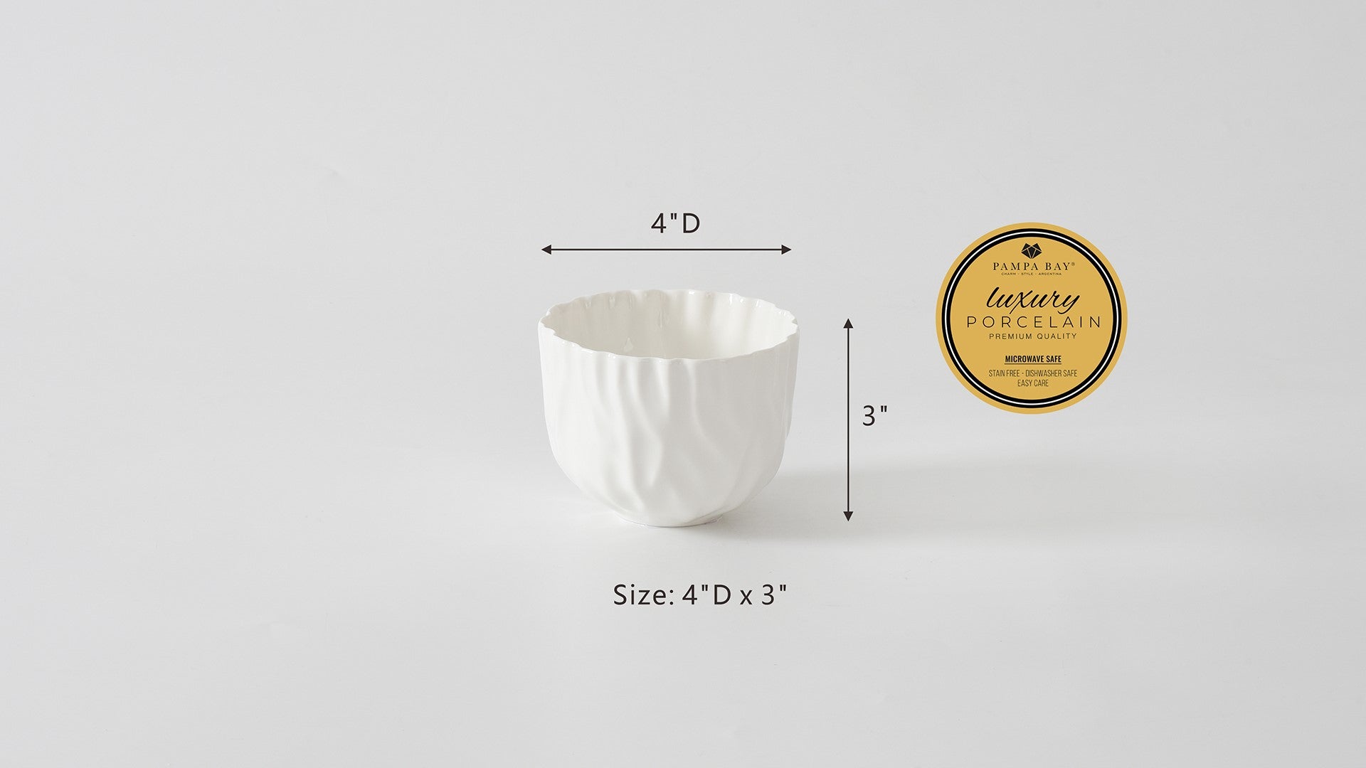 Mascali Bianca Snack Bowl Pampa Bay