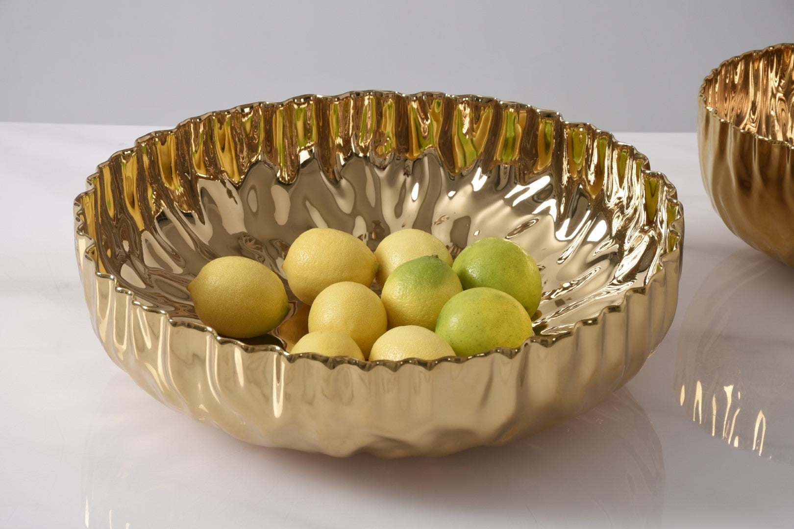 Mascali d'Oro Extra Large Shallow Bowl Pampa Bay