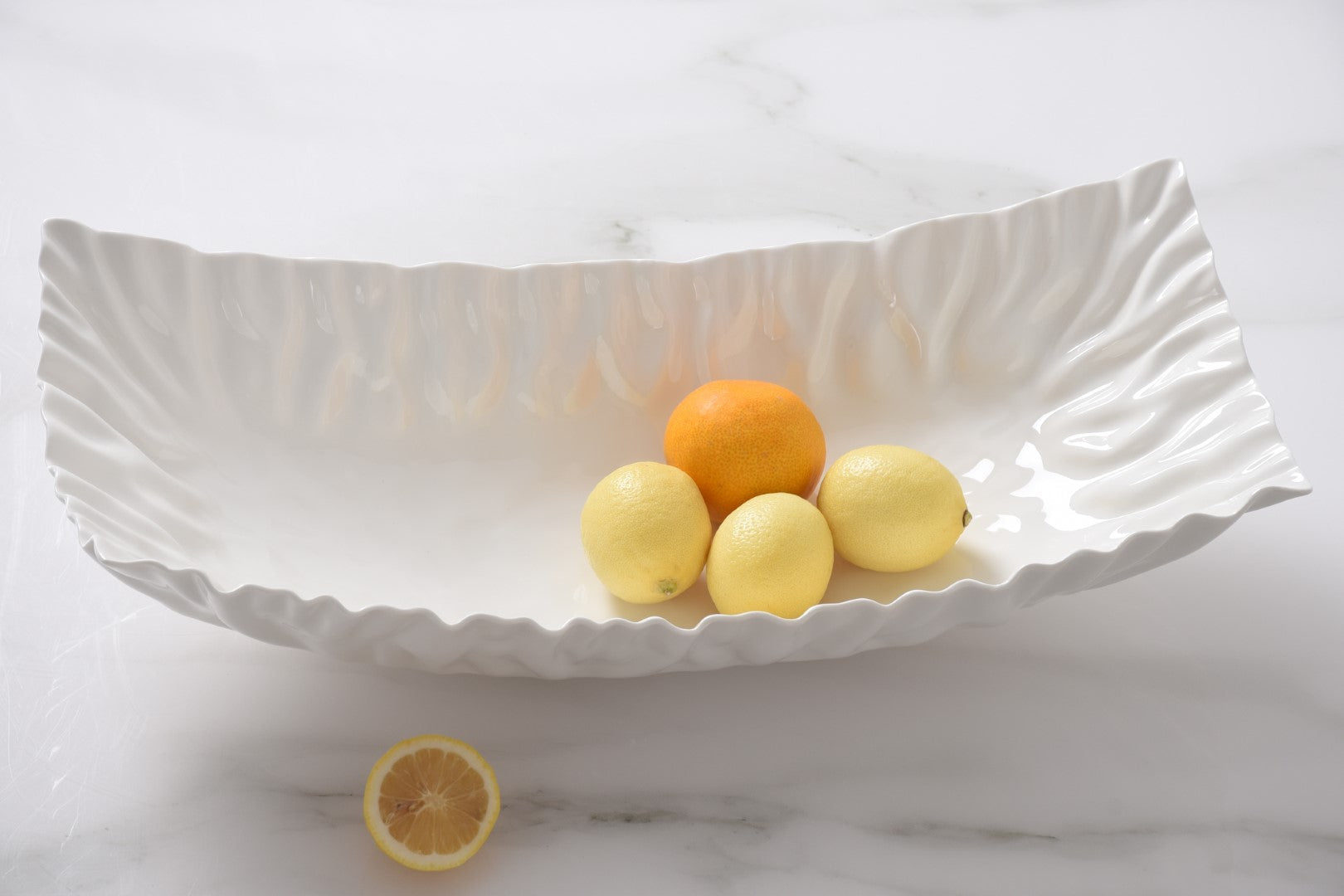 Mascali Bianca Rectangular Centerpiece Pampa Bay