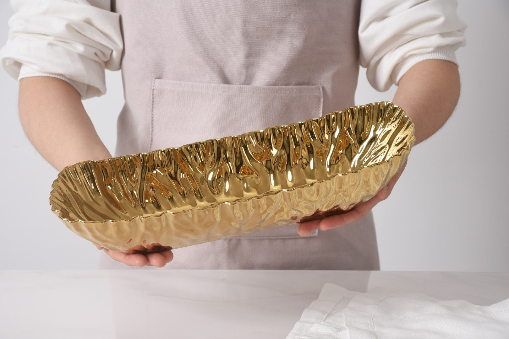 Mascali d'Oro Deep Rectangular Server Pampa Bay