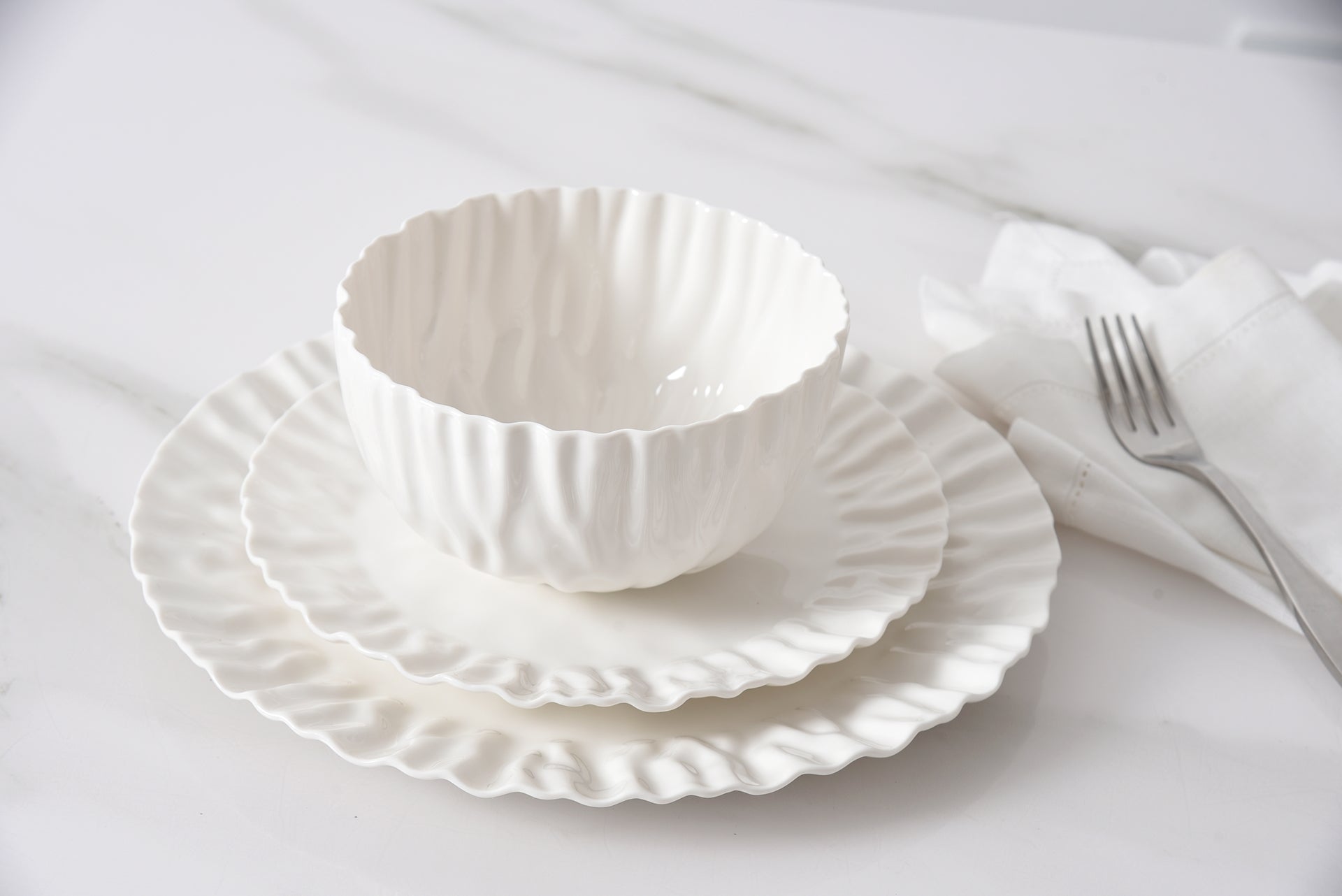 Mascali Bianca Round Cereal/Soup Bowl Pampa Bay