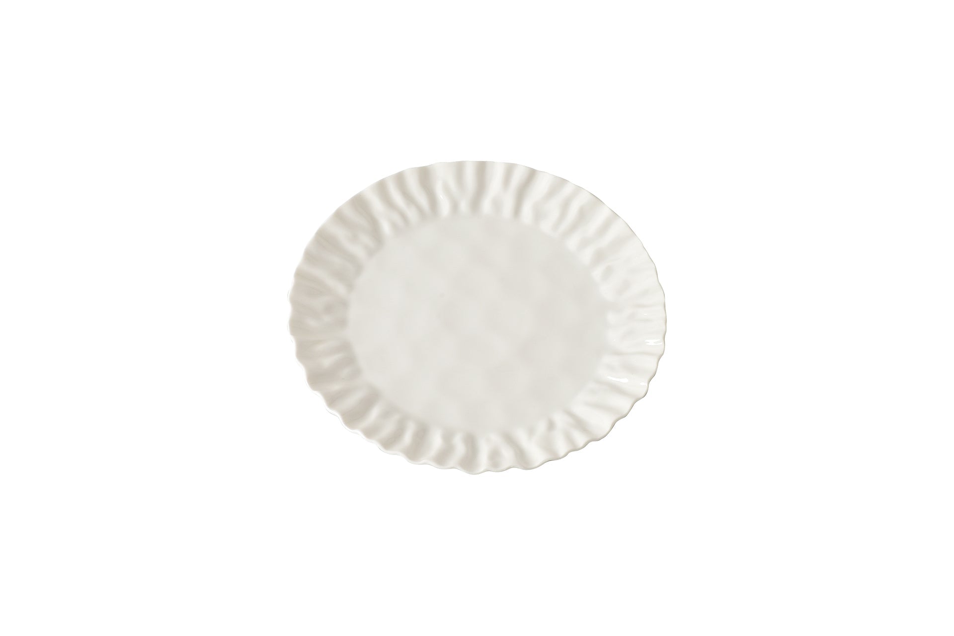 Mascali Bianca Round Salad Plate Pampa Bay